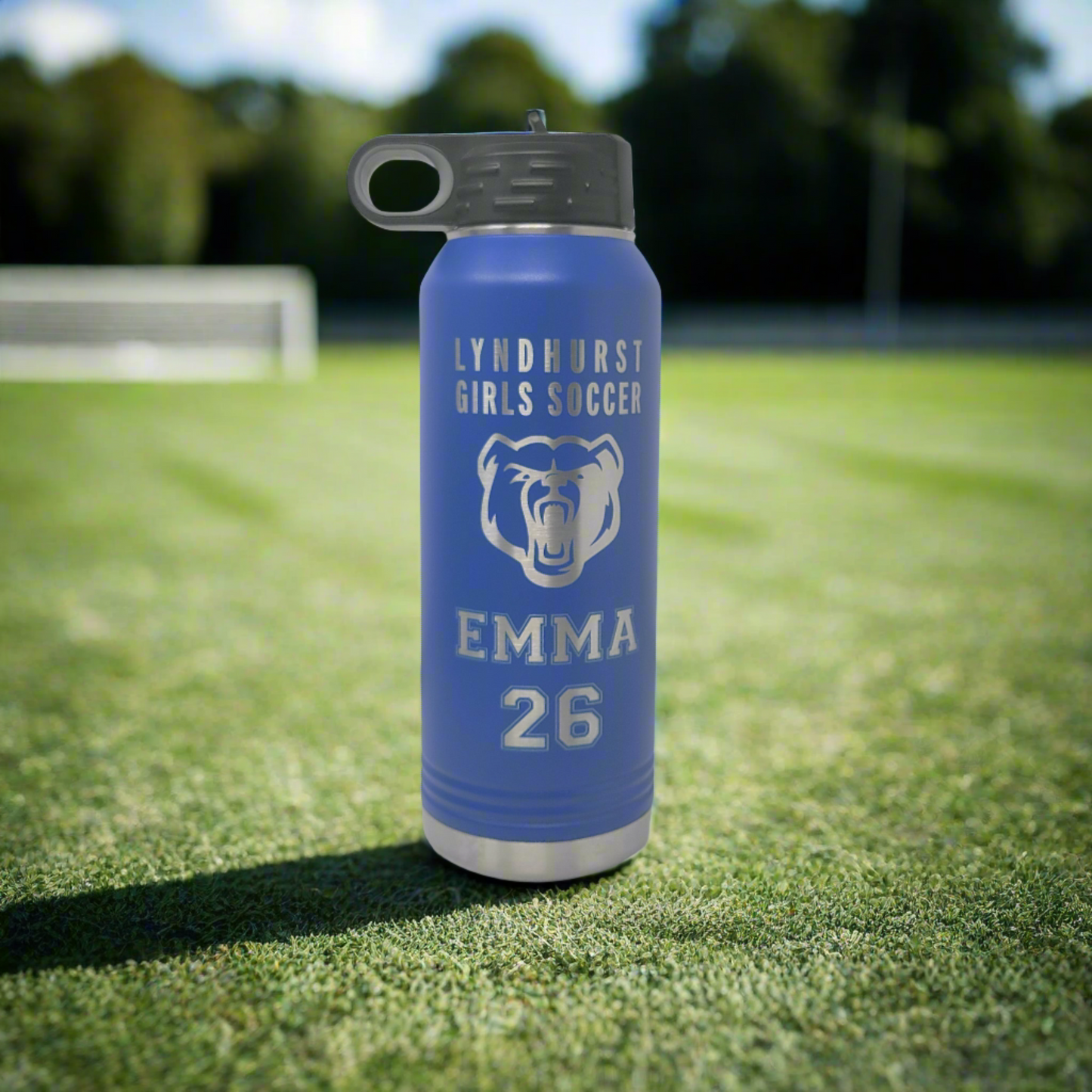 Personalized Soccer Team Water Bottles   Bulk Qty Water Bottles for Soccer Teams