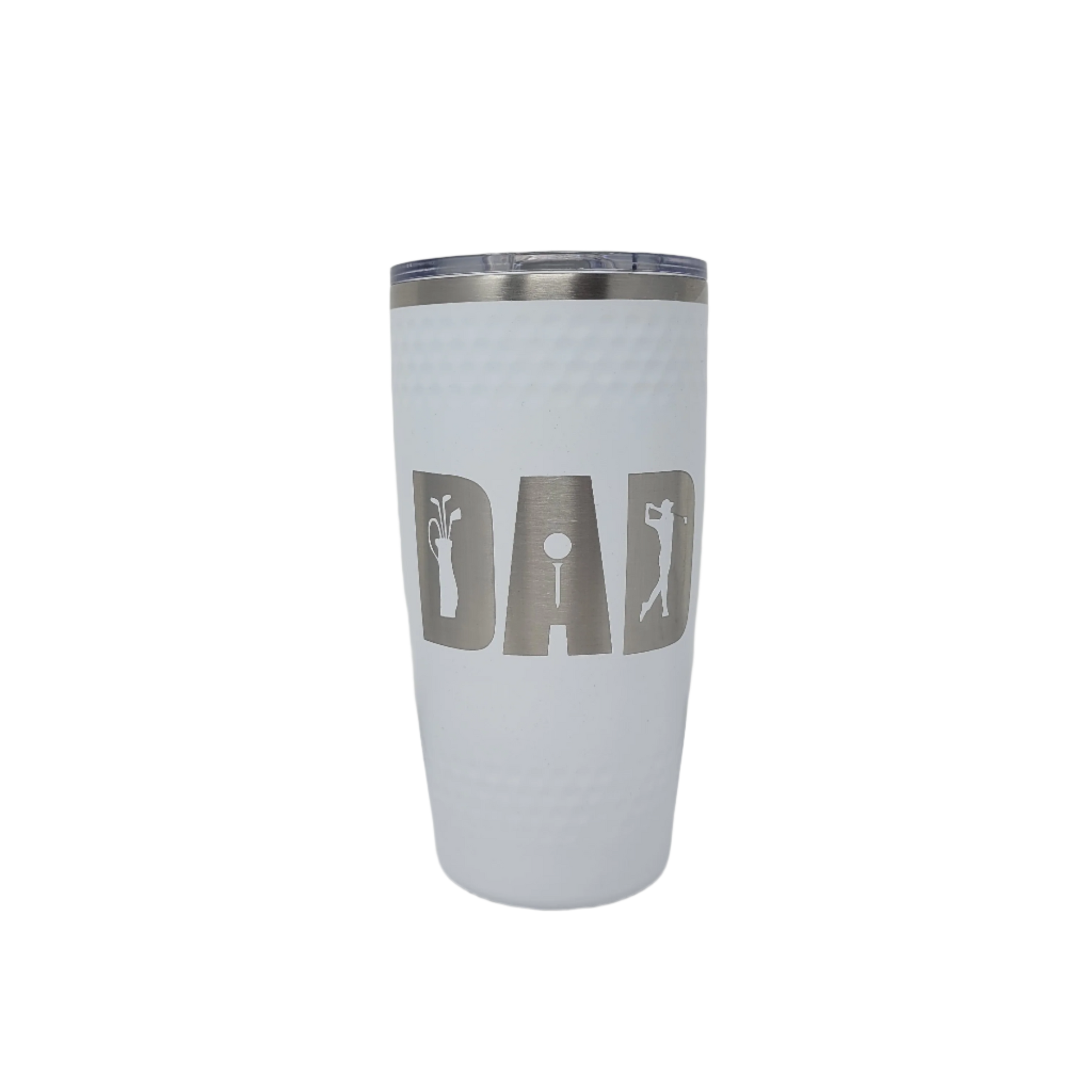 Golf Dad tumbler gift for dad, Golf dimple textured tumbler for dad, dad coffee mug