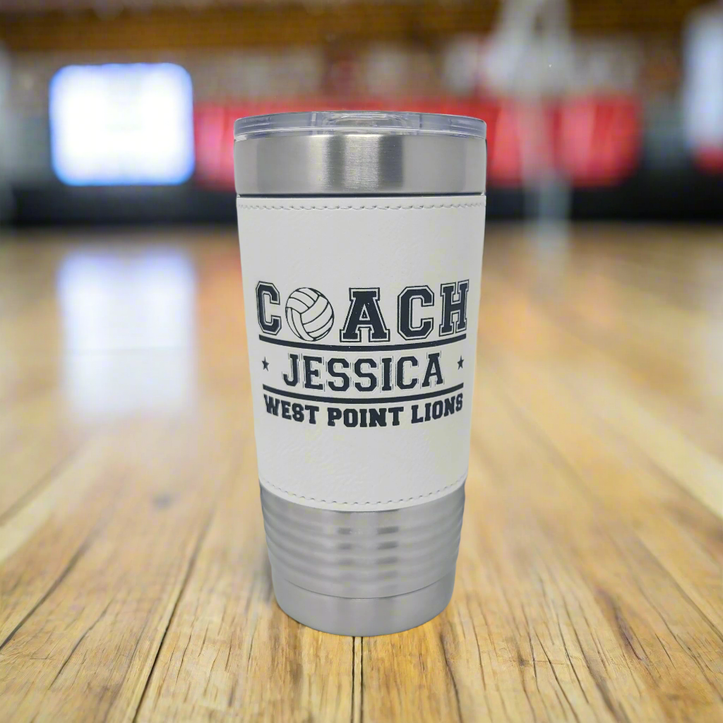 Volleyball Coach Drink Tumbler, Gift for Volleyball Coach, Personalized Coach Gift for Volleyball Coach