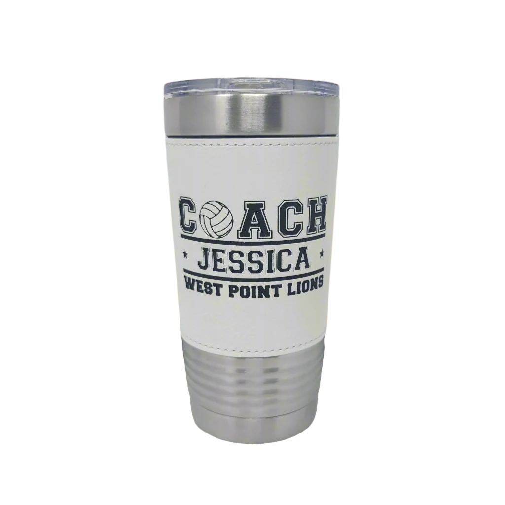 Volleyball Coach Drink Tumbler, Gift for Volleyball Coach, Personalized Coach Gift for Volleyball Coach