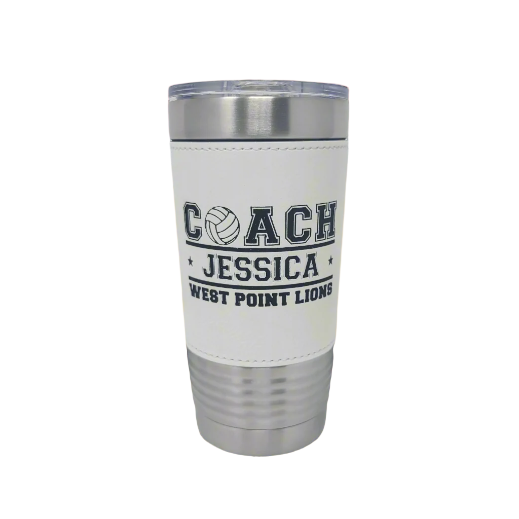 Volleyball Coach Drink Tumbler, Gift for Volleyball Coach, Personalized Coach Gift for Volleyball Coach