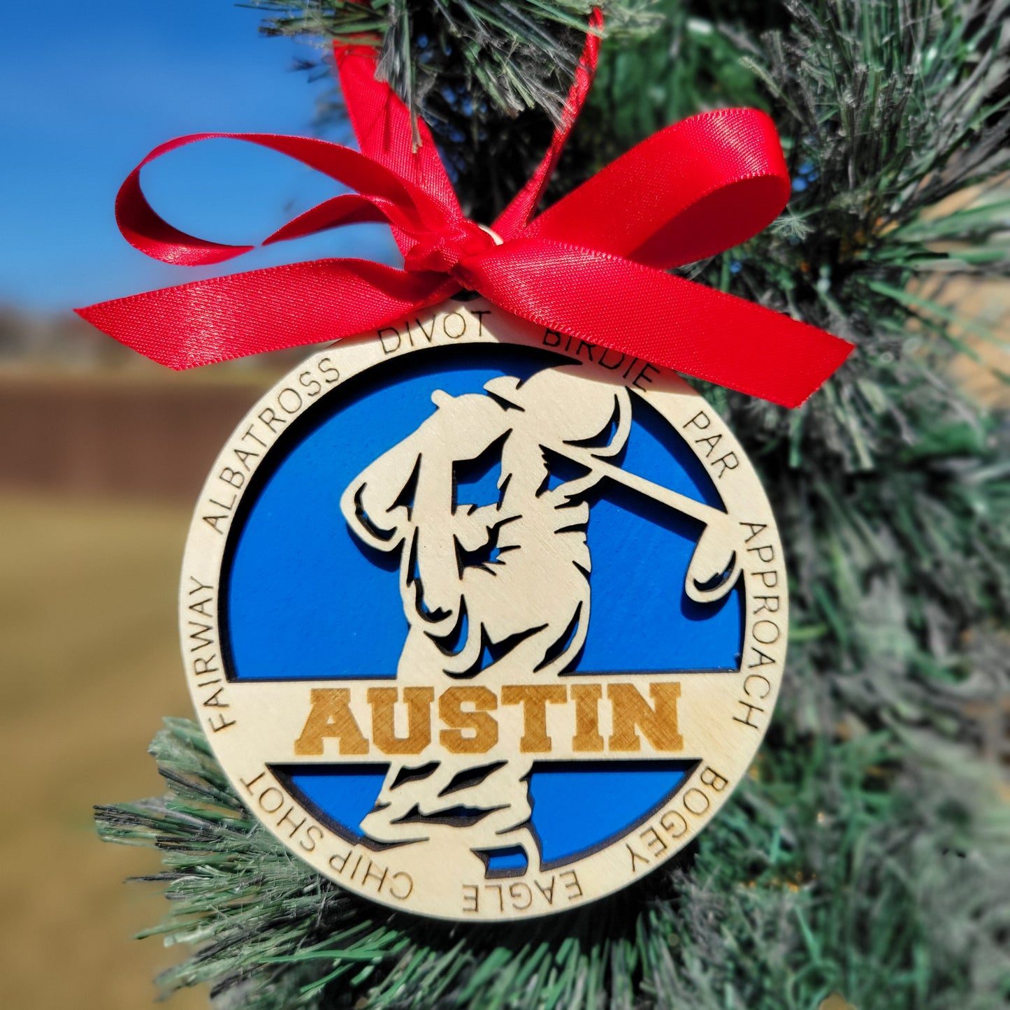 Personalized Golf Christmas Ornament Gift for Golfer, Golfing Christmas Gift, Personalized Golfer Gift, Golf Team Gifts