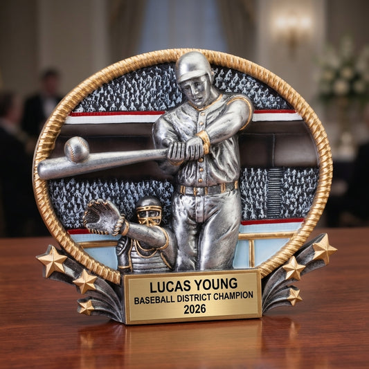 Baseball Award Trophy | Personalized | Custom Engraved | MVP | Baseball Gift | Team Award | Baseball Coach Gift - View 2