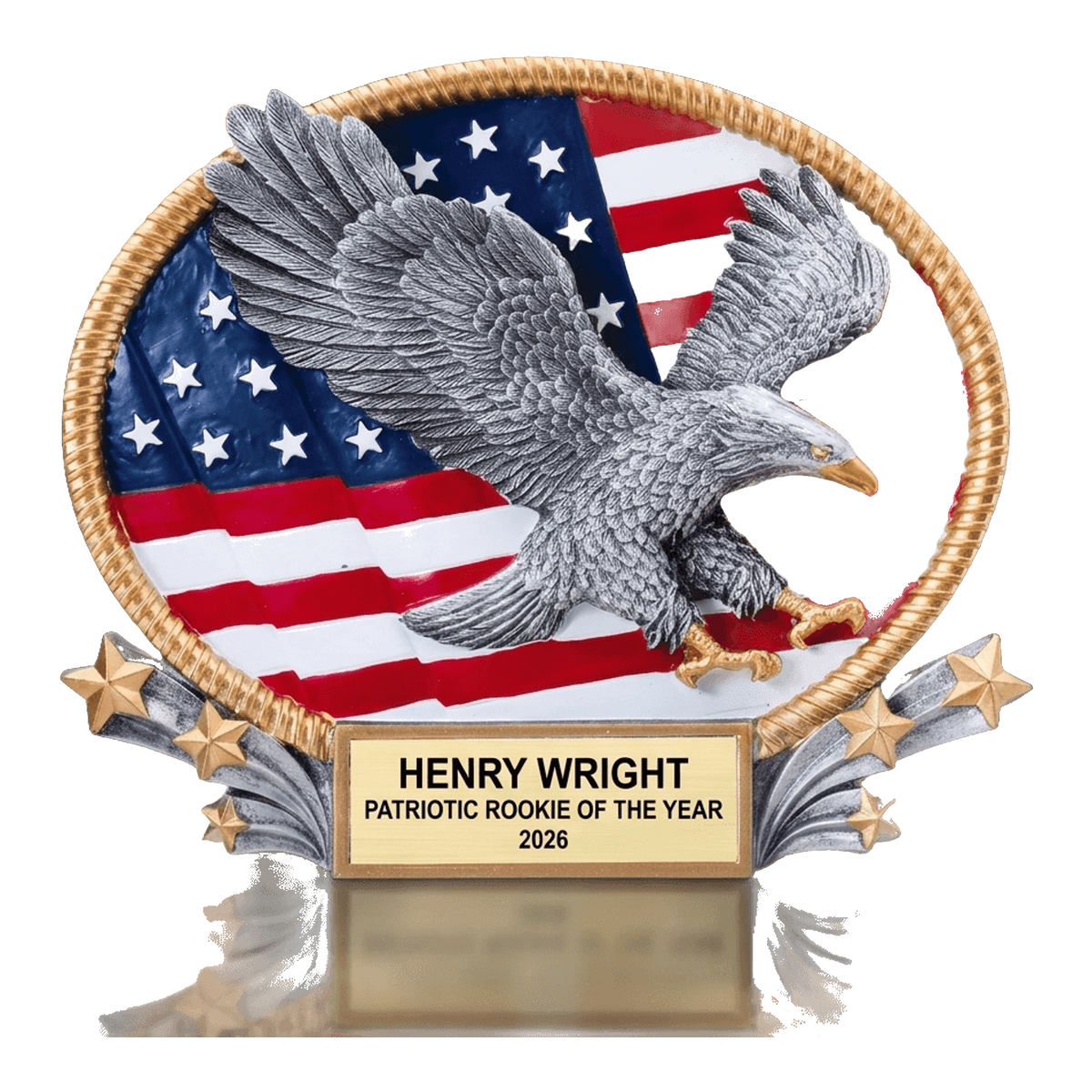 Eagle Award Trophy | Personalized | Custom Engraved | Achievement Gift | Team Banquet | Tournament Award | Recognition | Wood Unlimited