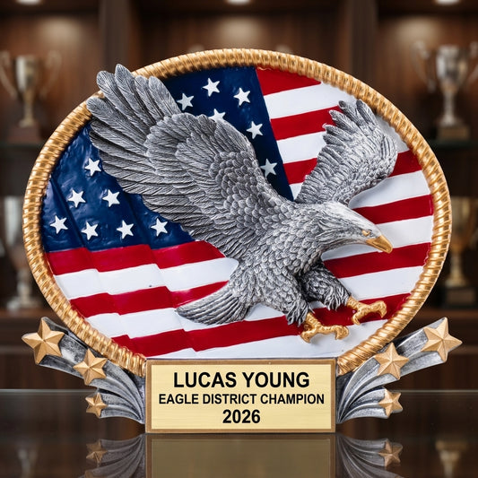 Eagle Award Trophy | Personalized | Custom Engraved | Achievement Gift | Recognition Award | Eagle Scout Gift | Personalized Trophy - View 1