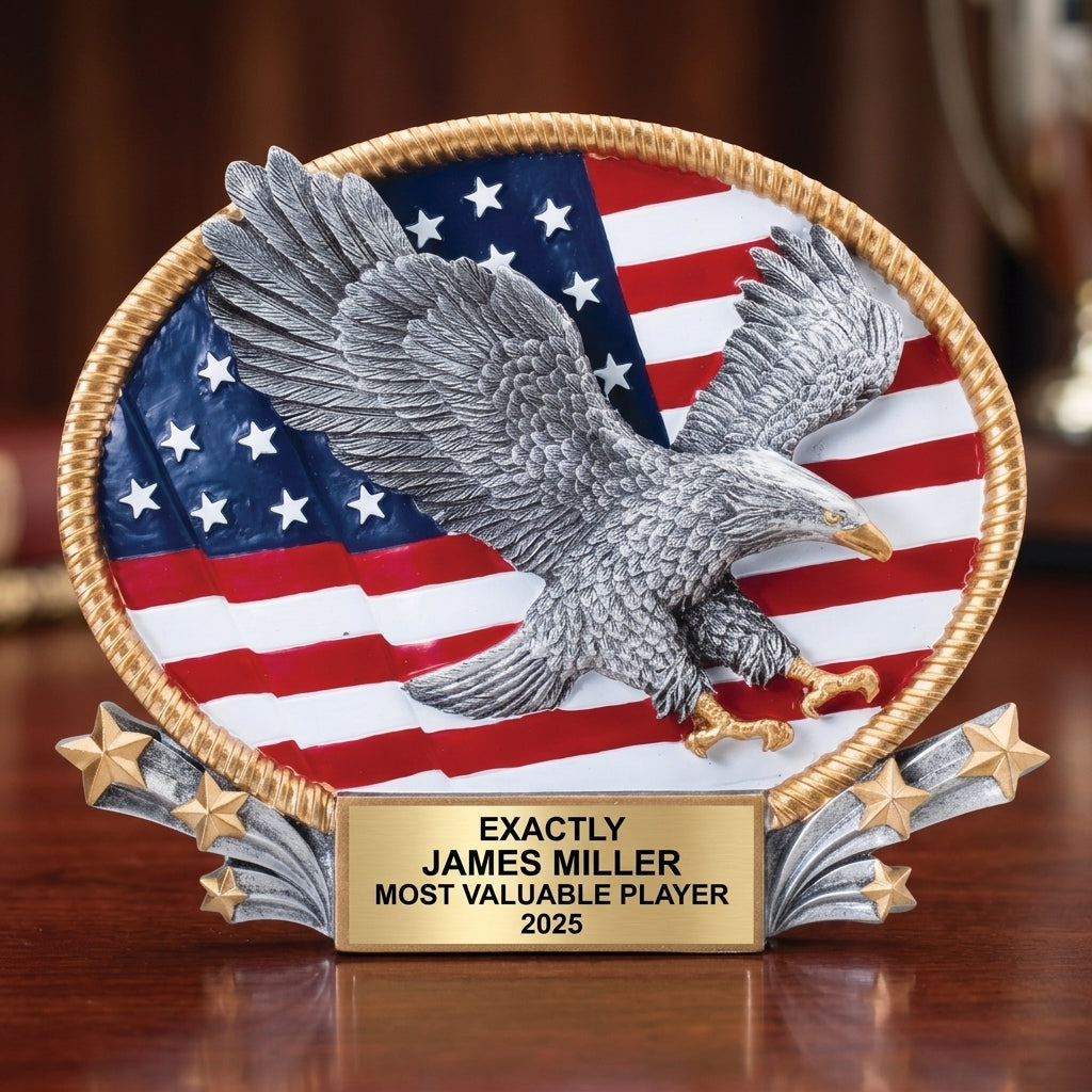 Eagle Award Trophy | Personalized | Custom Engraved | Achievement Gift | Recognition Award | Eagle Scout Gift | Personalized Trophy - View 2