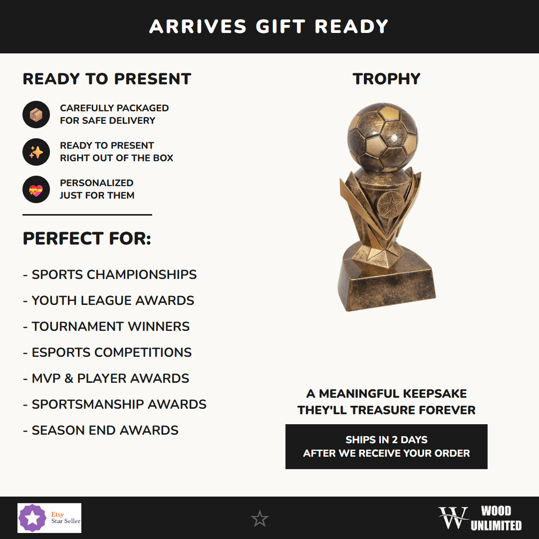 Soccer Trophy - gift info