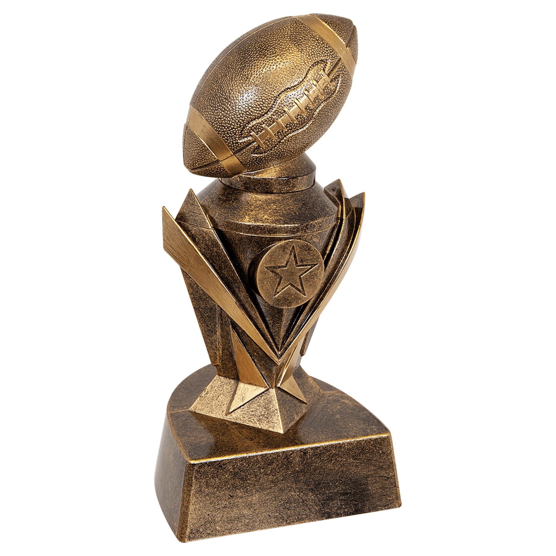 Personalized Football Trophy 7"/8.75"/10.75" - Custom Engraved ASTRO AWRD for Team, Coach & MVP Awards - View 1