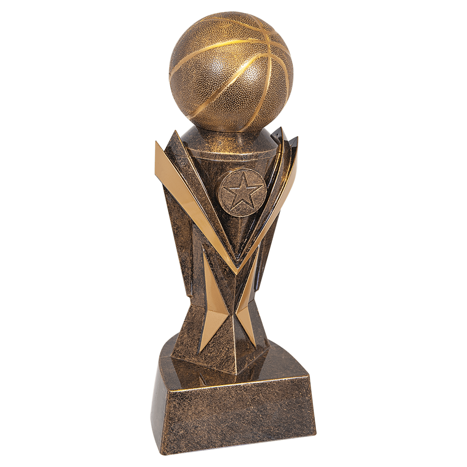 Personalized Sports Trophy 8.75" - Custom Engraved AA for Team, Coach & MVP - View 1