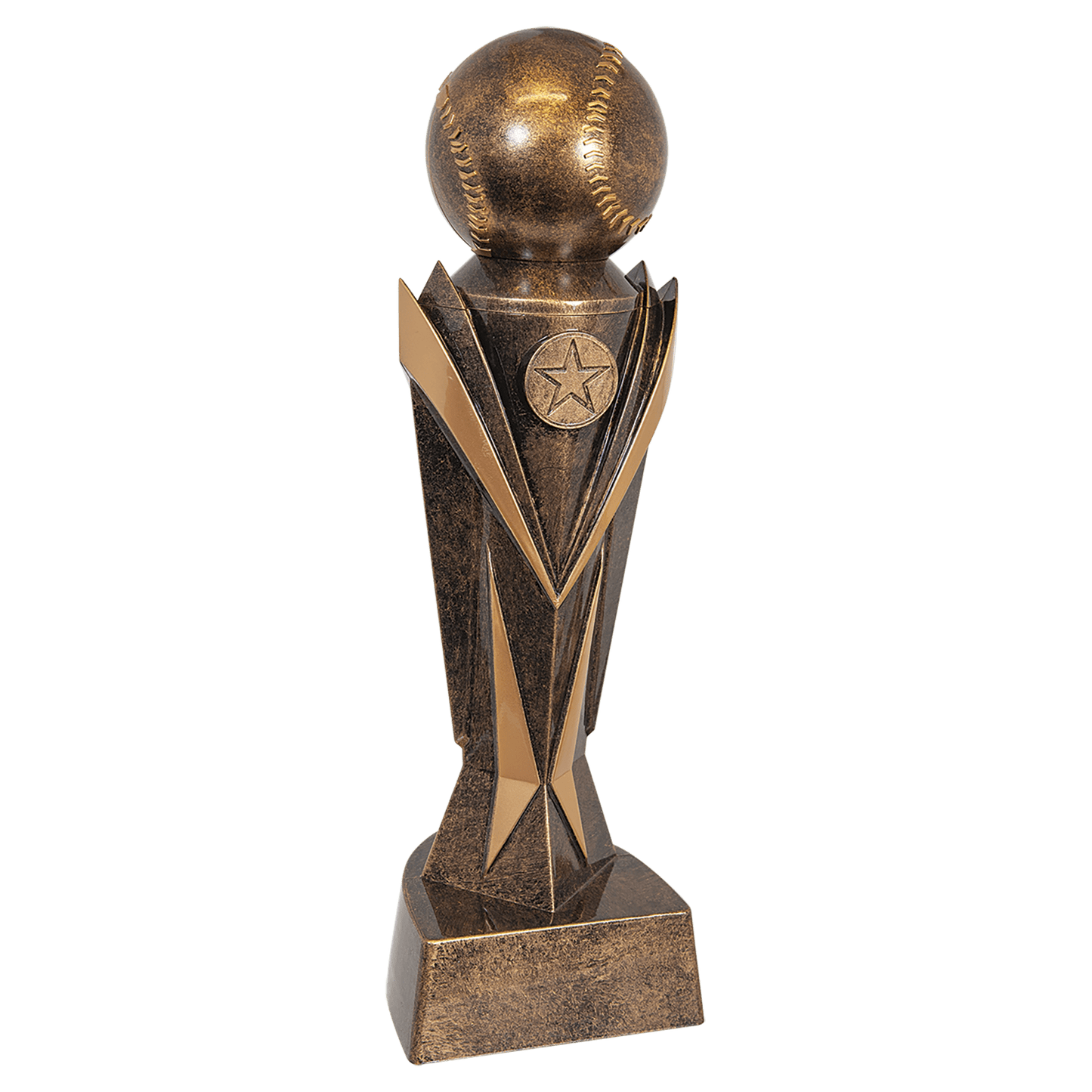 Personalized Baseball Trophy 10.75" - Custom Engraved AA for Team, Coach & MVP - View 1