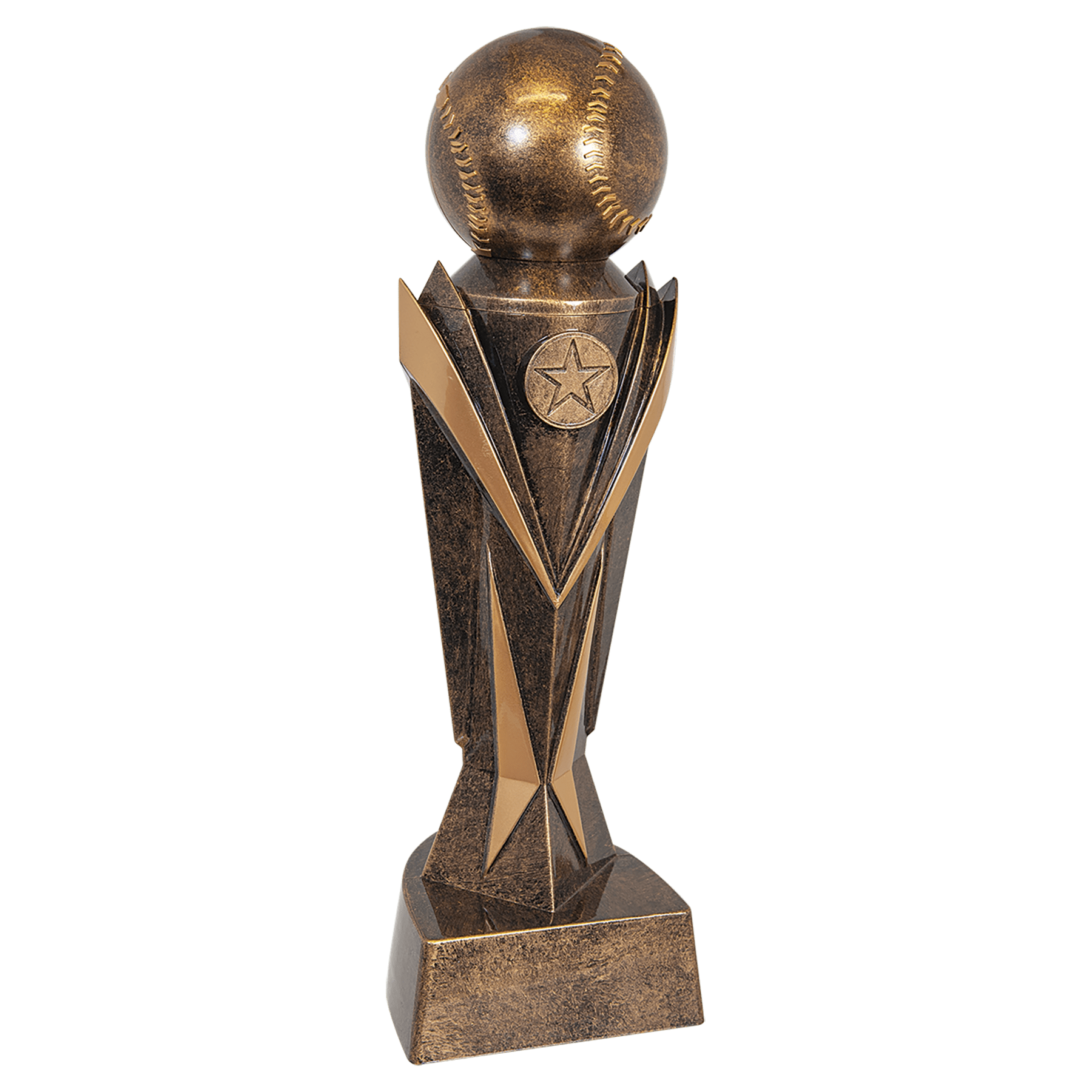 Personalized Baseball Trophy 10.75" - Custom Engraved AA for Team, Coach & MVP - View 1