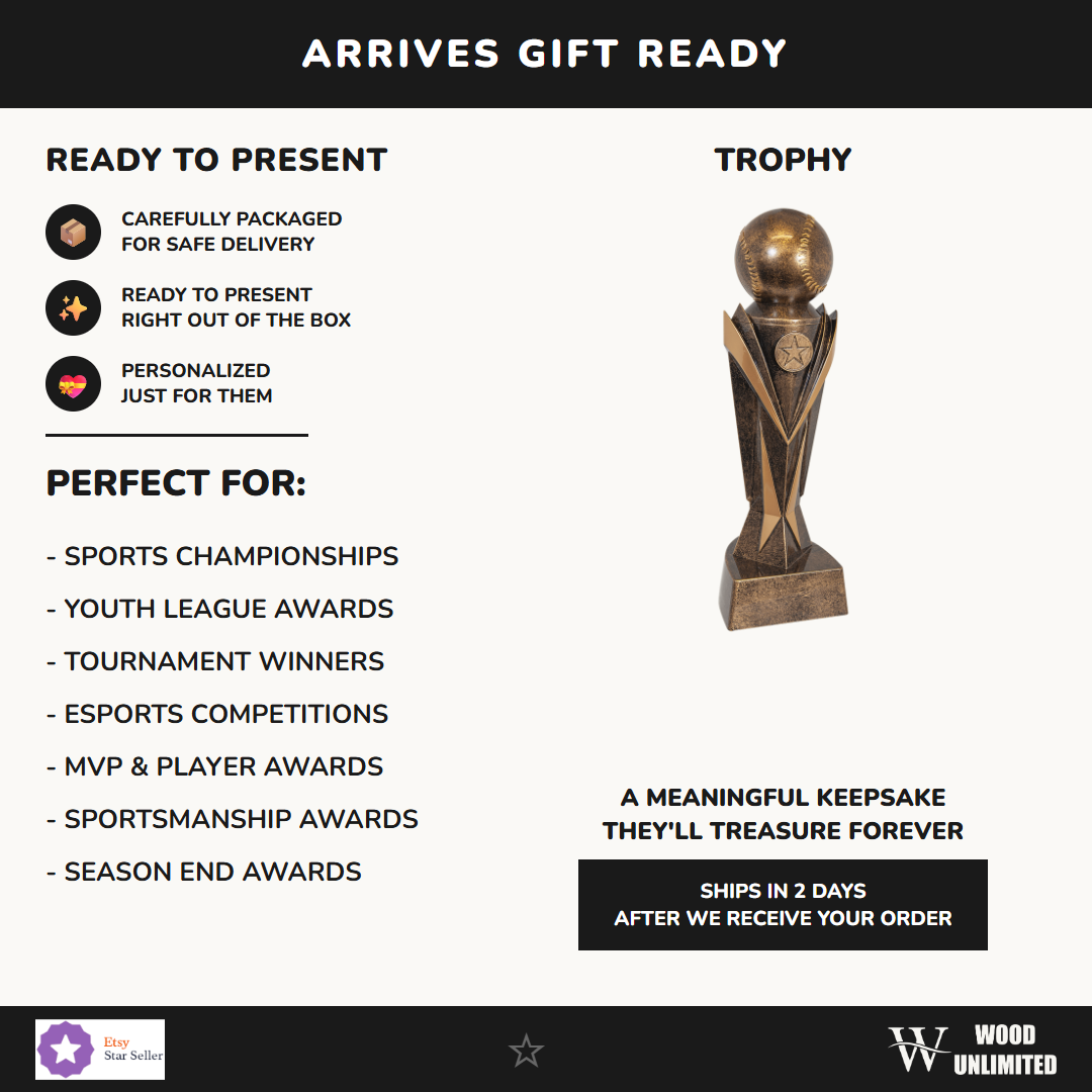 Baseball Trophy - gift info