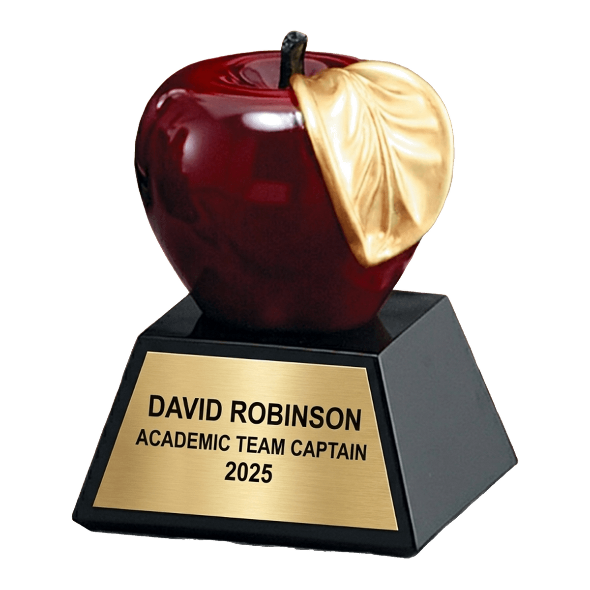 Personalized | Academic Award | Custom Engraved | Teacher Award | Apple Trophy | Engraved Gift | Educator Recognition | Custom Award