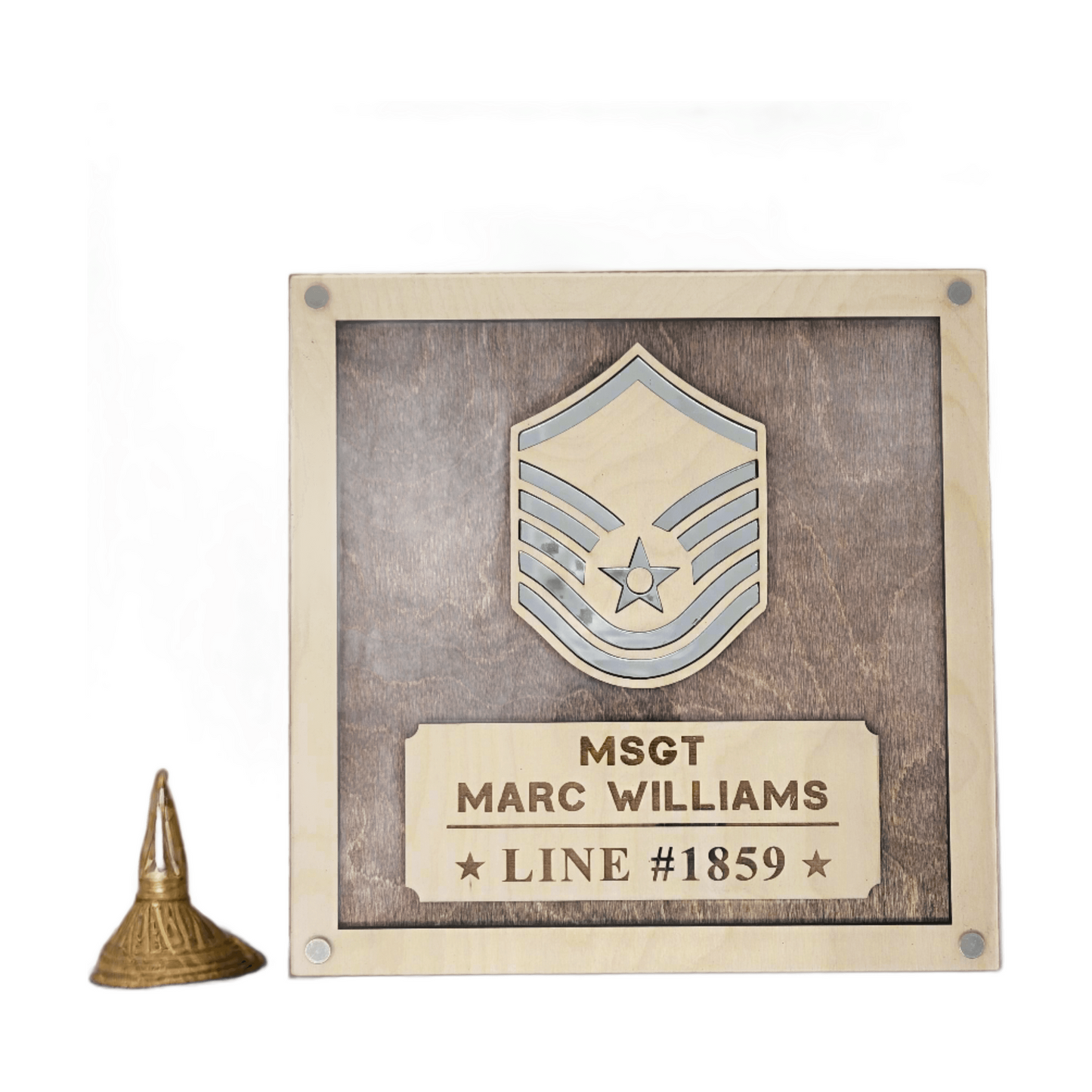 Air Force Promotion Plaque - Gift For Air Force Promotion, Retirement or PCS Gift