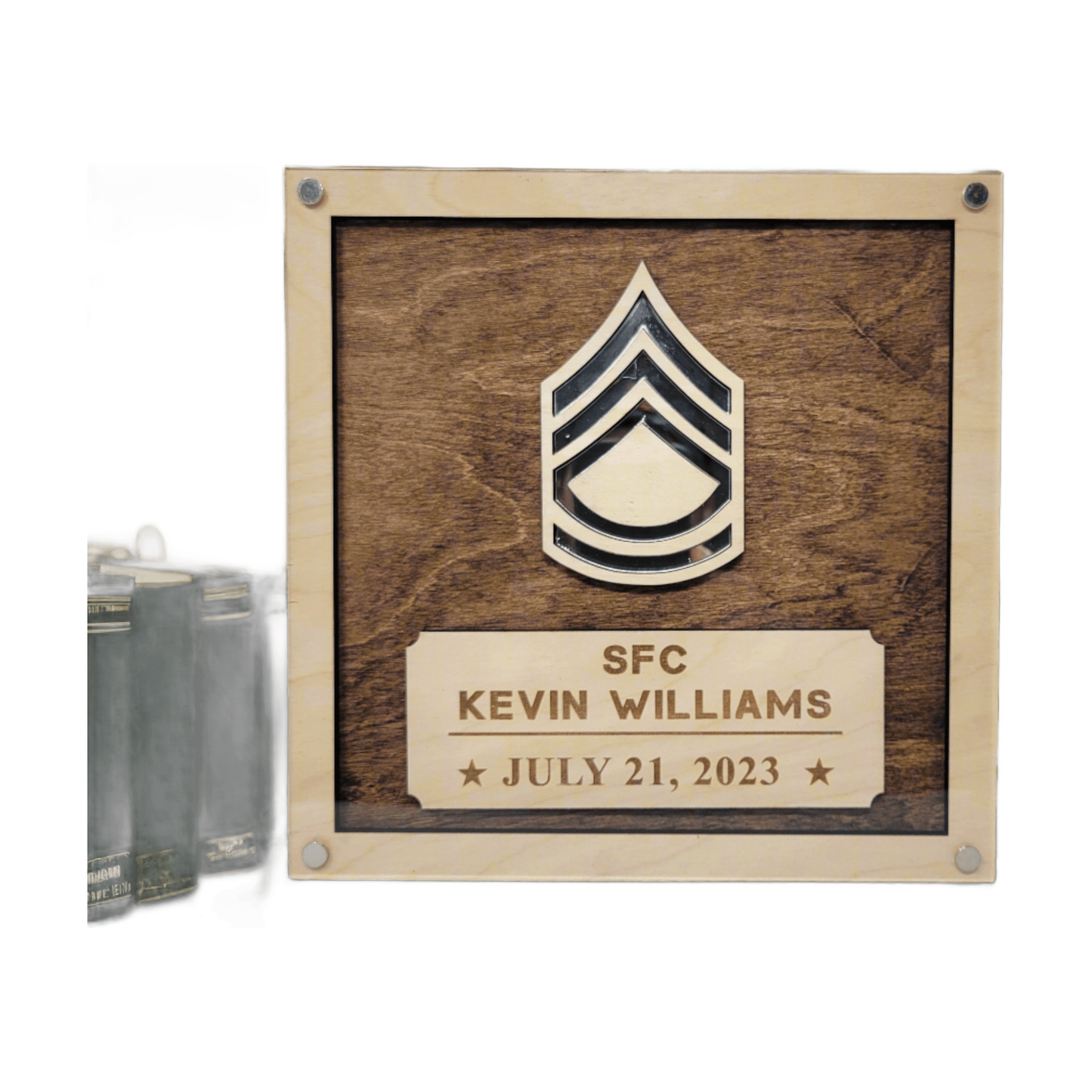 US Army Promotion Gift Plaque, Military Promotion Gift for Officer or Enlisted Army - Soldier Gift - Army Gift Promotion, Retirement or PCS Gift