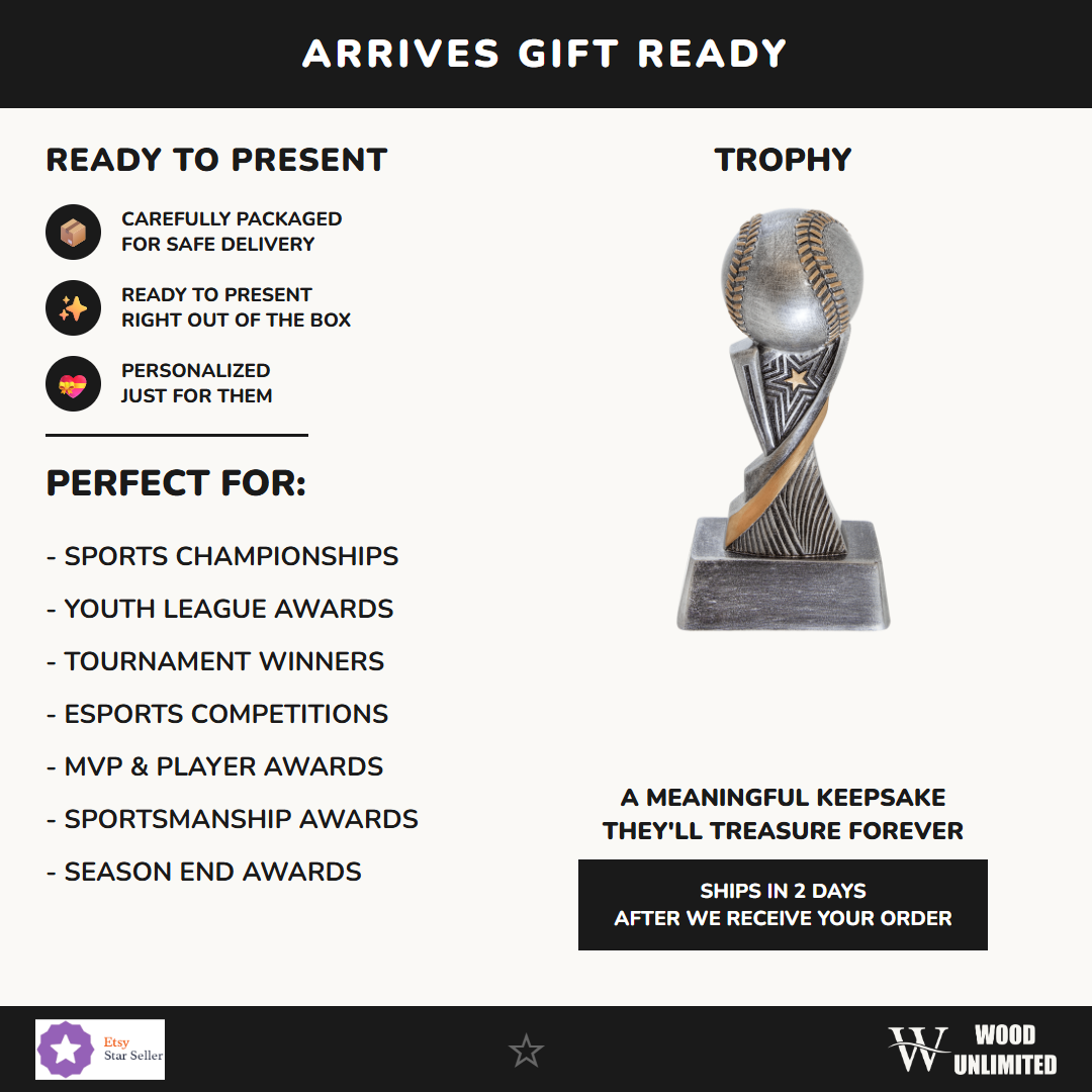 Baseball Trophy - gift info