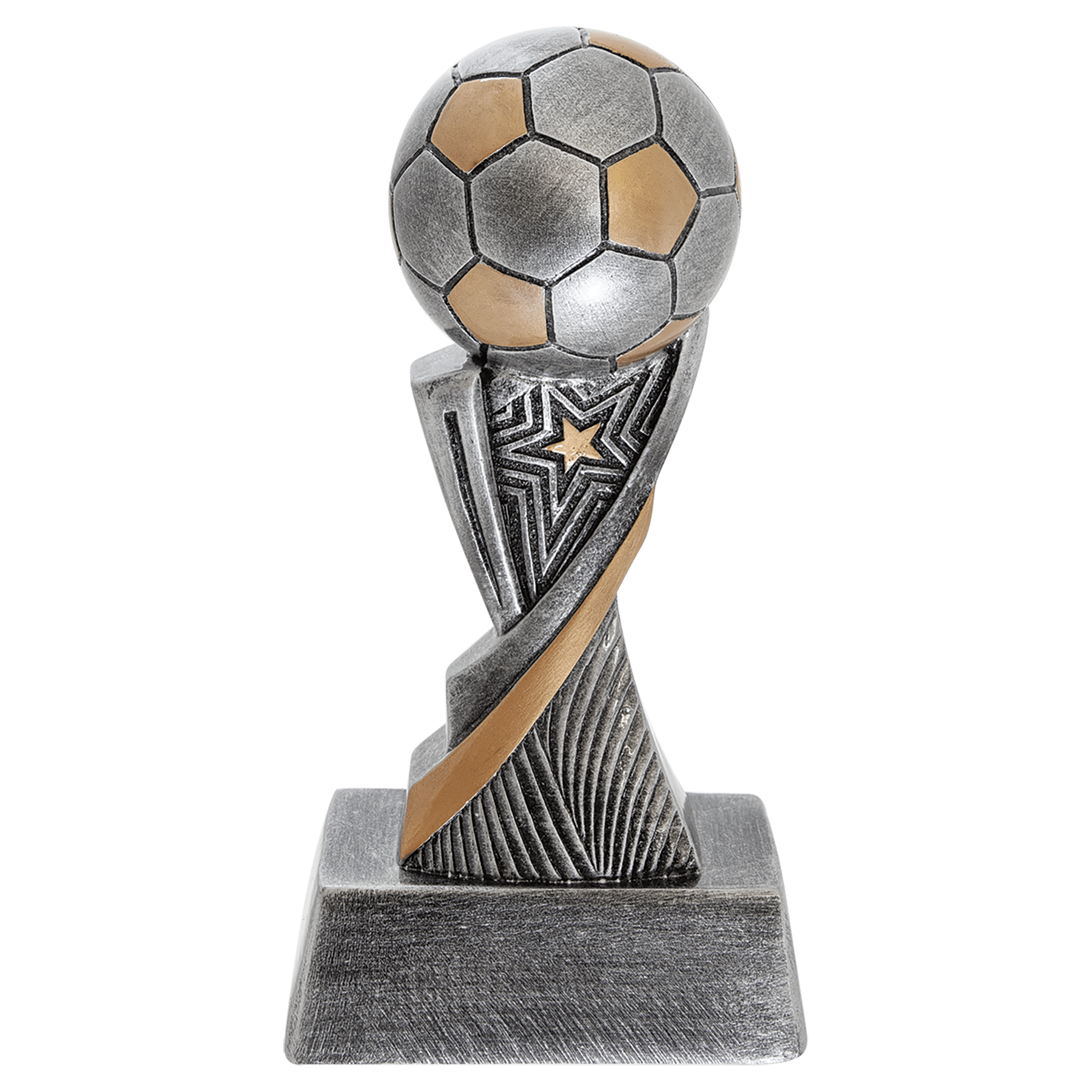 Personalized Soccer Trophy 6" - Custom Engraved ASP for Team, Coach & MVP - View 1