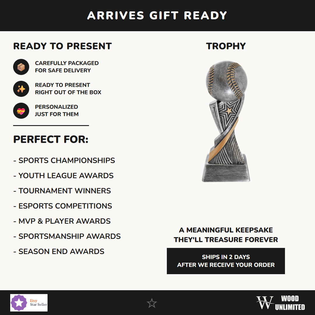 Baseball Trophy - gift info
