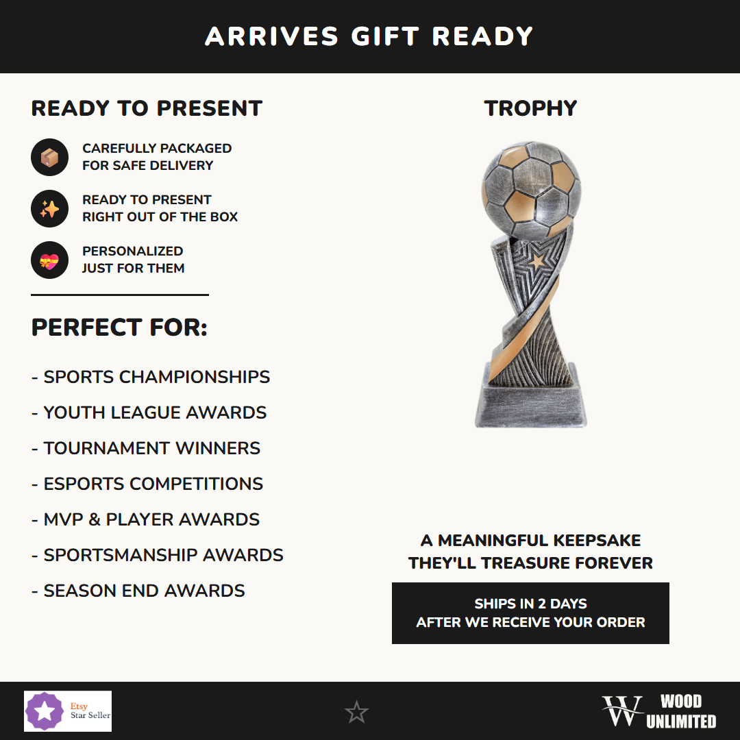 Soccer Trophy - gift info
