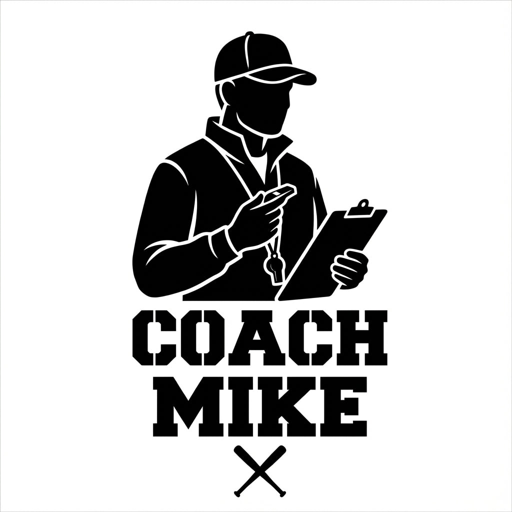 Baseball Coach Mike 32oz Water Bottle - Laser Engraved Coach Gift - Stainless Steel Insulated - Perm - back view