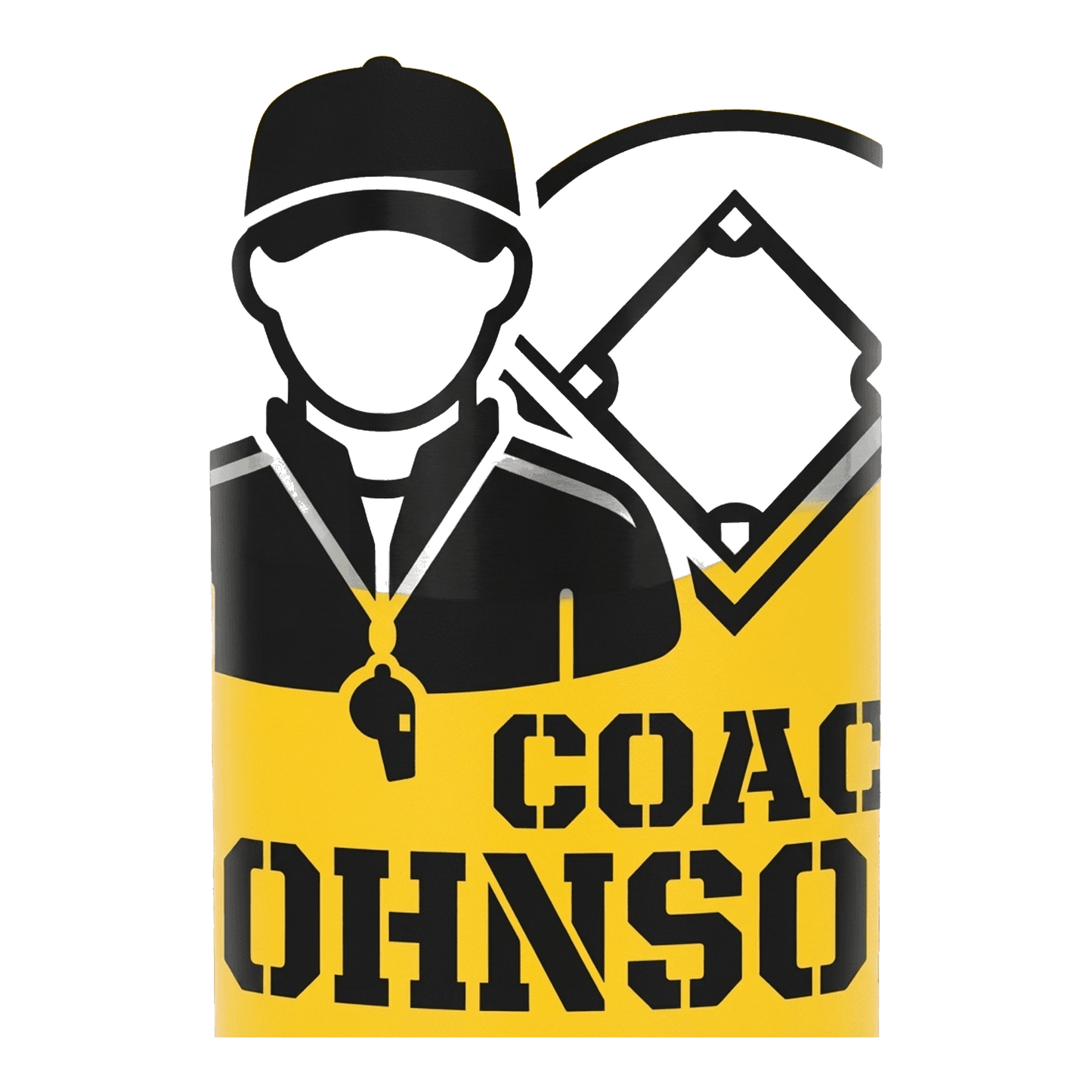 Personalized Baseball Coach Water Bottle Gift - Laser Engraved Hydration for Coaches - Custom Name Team Thank You Present