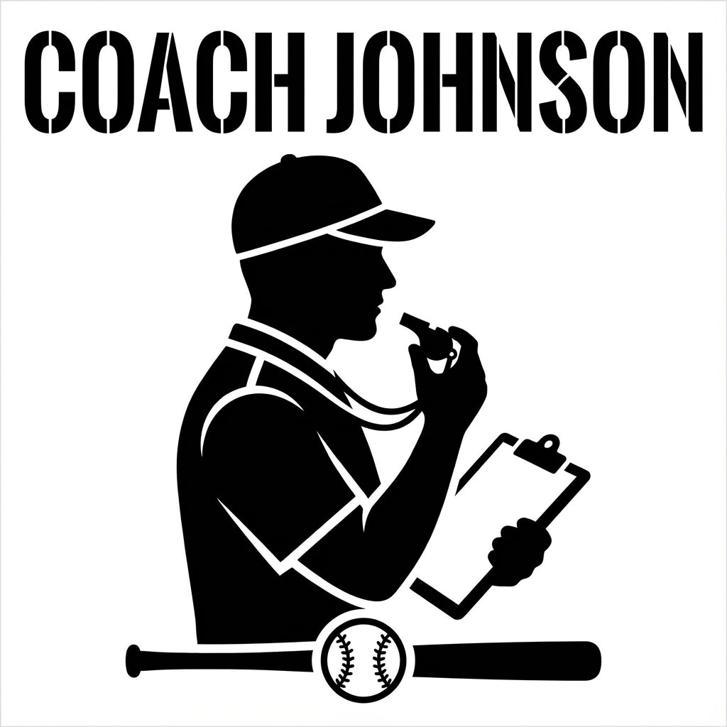 Personalized Baseball Coach Water Bottle Gift, Custom Engraved 32oz Sport Bottle, End of Season Team Appreciation, Durable Drinkware