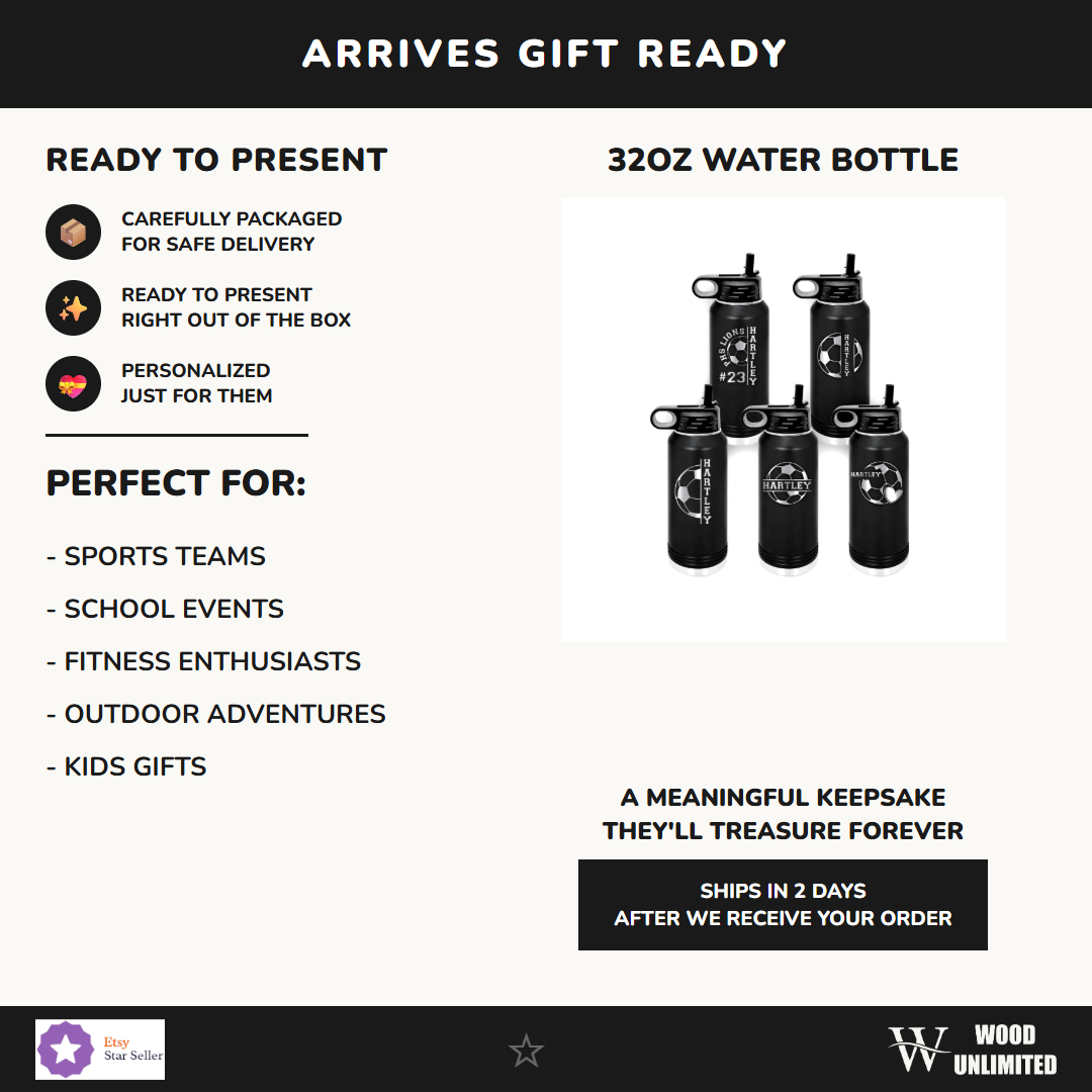 Gift Ready – Perfect for sports teams, school events, fitness enthusiasts, outdoor adventures