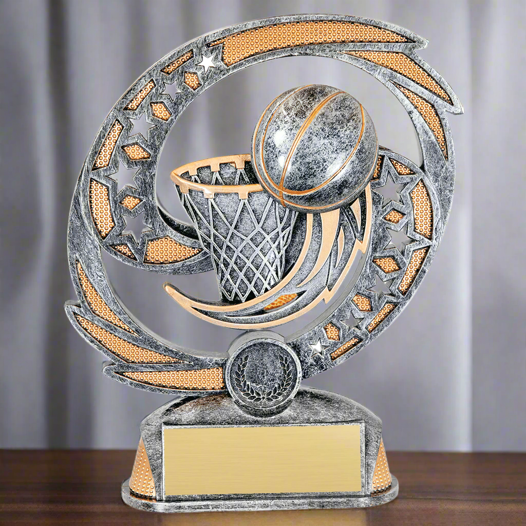 Personalized Basketball Hurricane Award, Custom Trophy for Basketball Teams, Players and Coaches