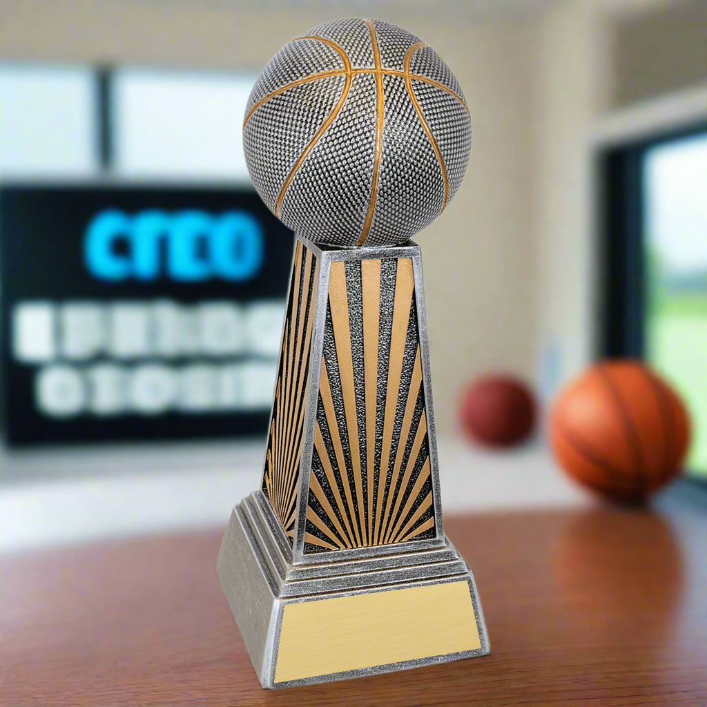 Personalized Basketball Imperial Resin Trophy, Custom Award for Basketball Teams, Players and Coaches