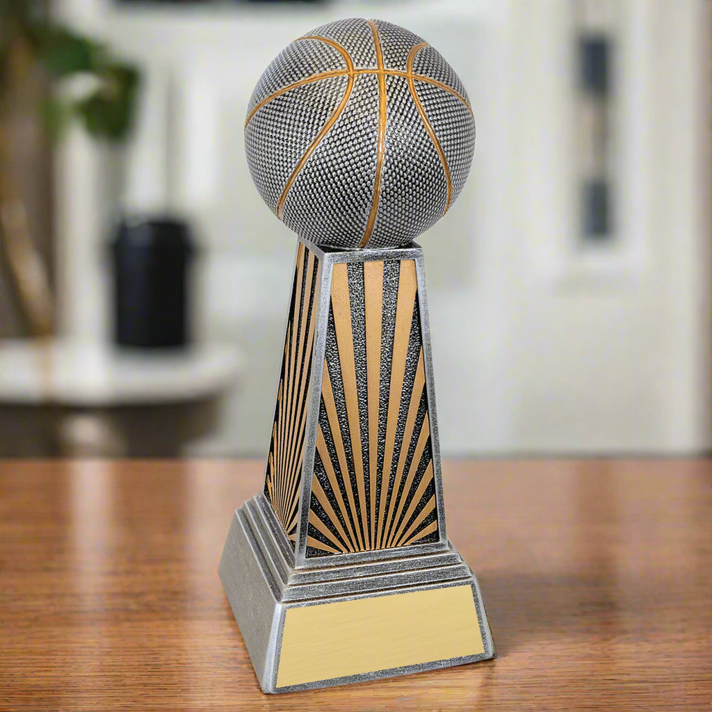 Personalized Basketball Imperial Resin Trophy, Custom Award for Basketball Teams, Players and Coaches