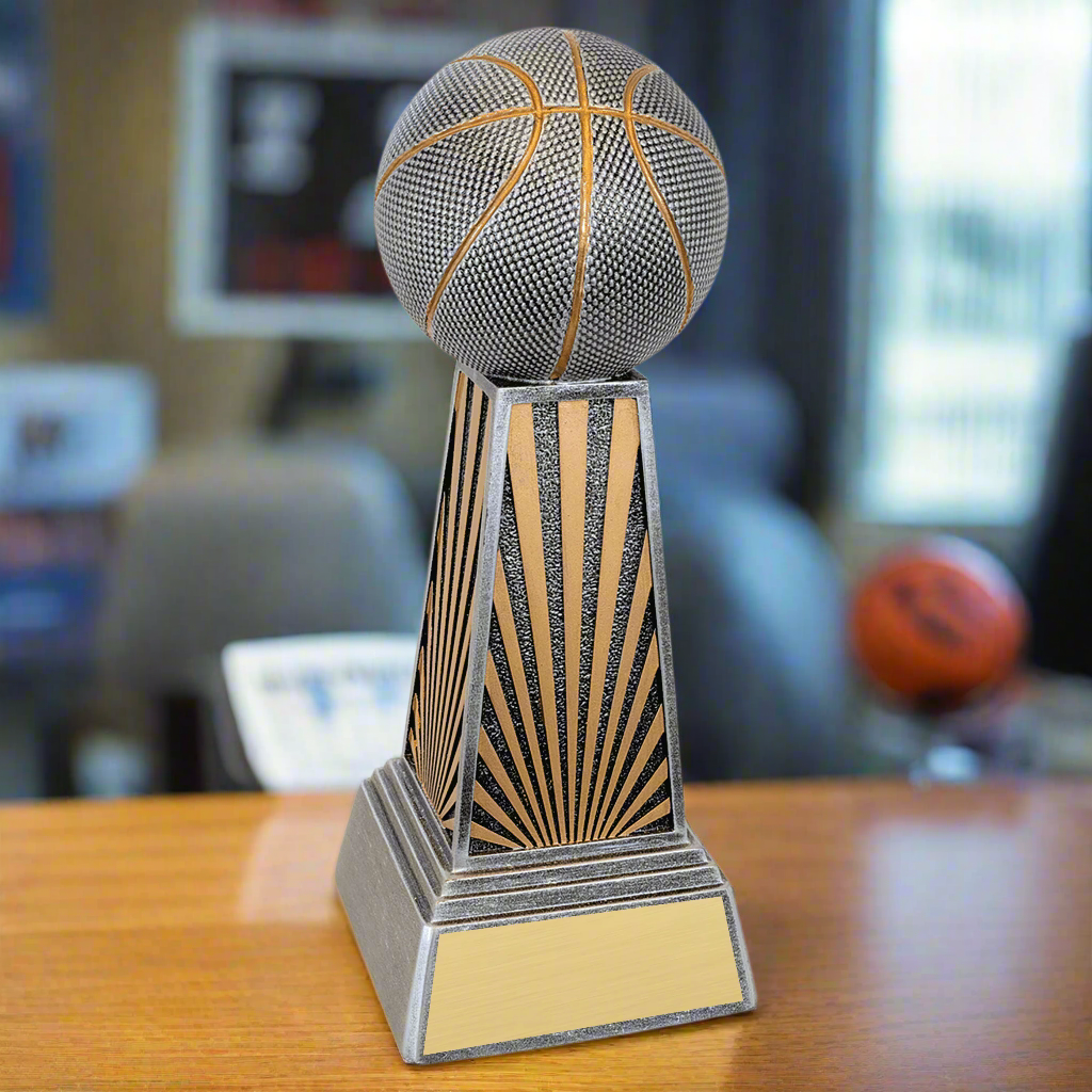 Personalized Basketball Imperial Resin Trophy, Custom Award for Basketball Teams, Players and Coaches