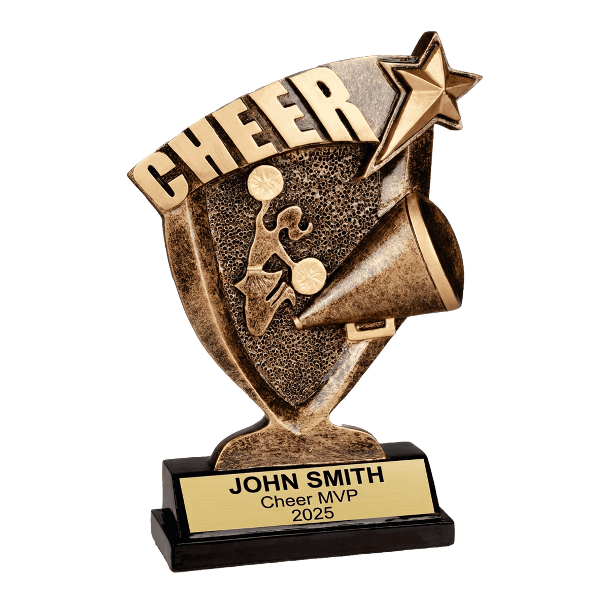 Personalized Cheer Trophy – Custom Engraved Cheerleading Award