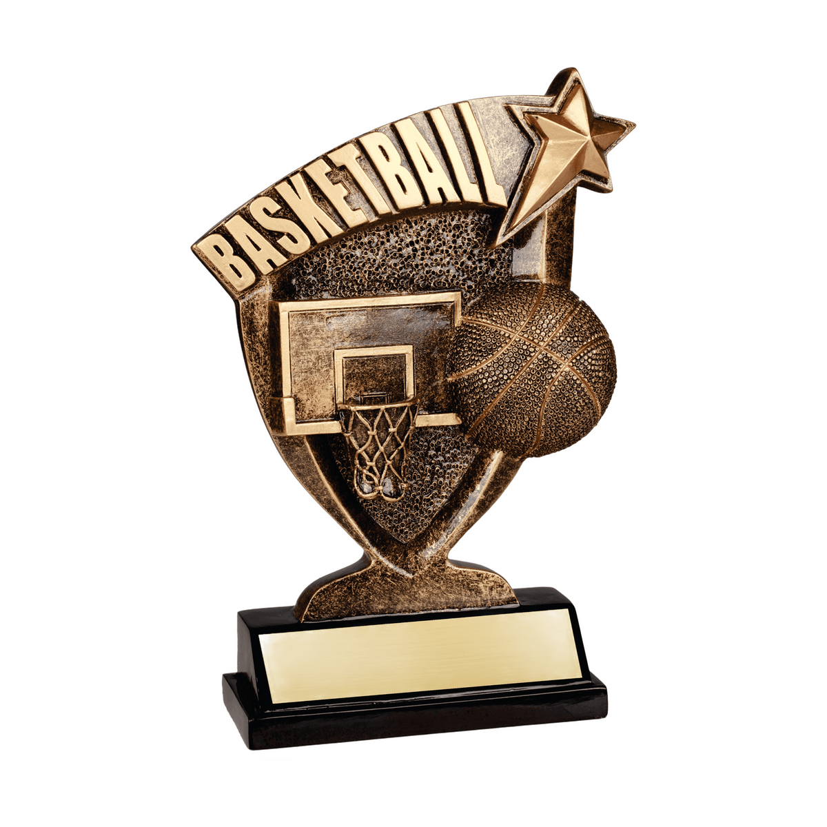 Personalized Basketball Trophy | Custom Engraved Award for MVP & Team