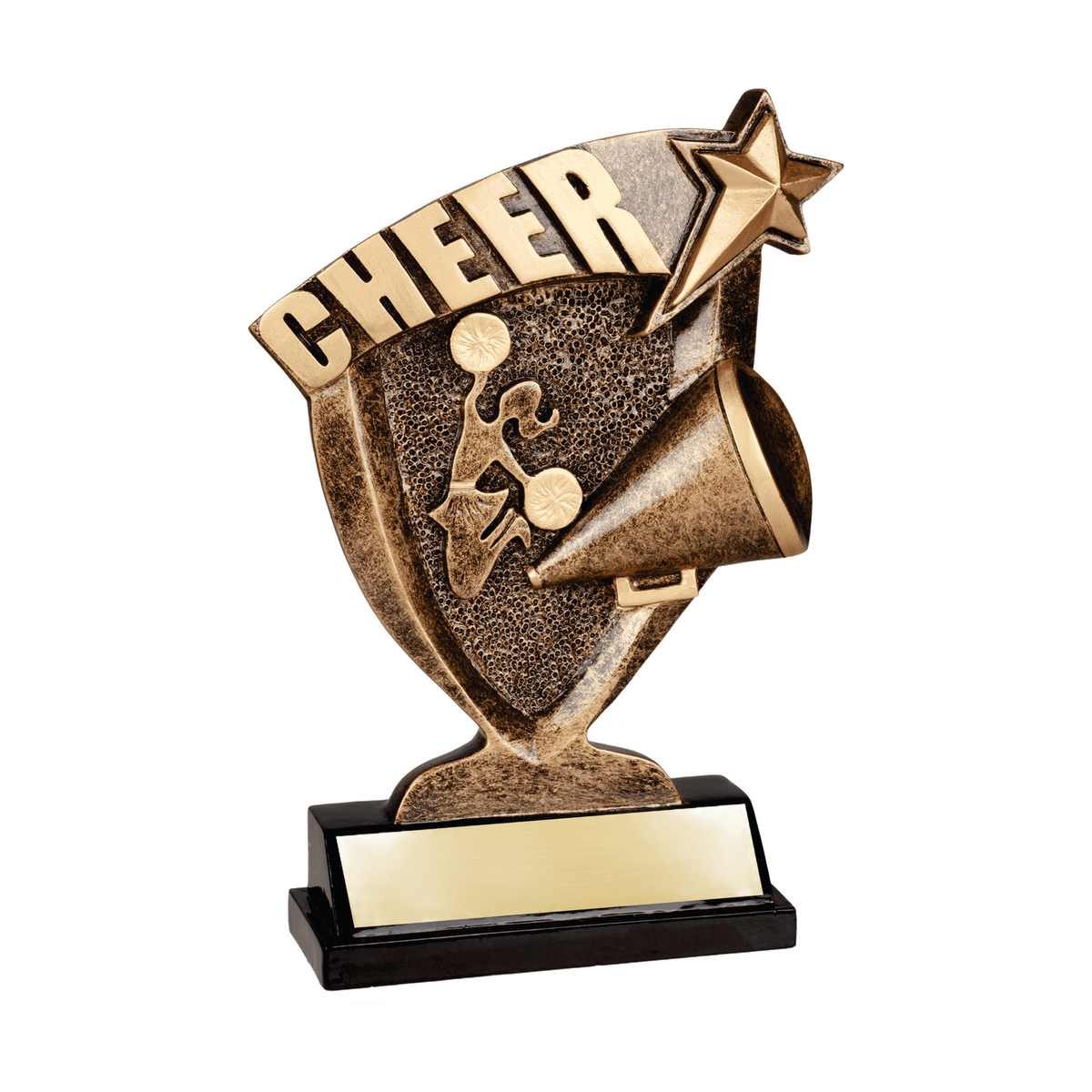 Personalized Cheer Trophy – Custom Engraved Cheerleading Award