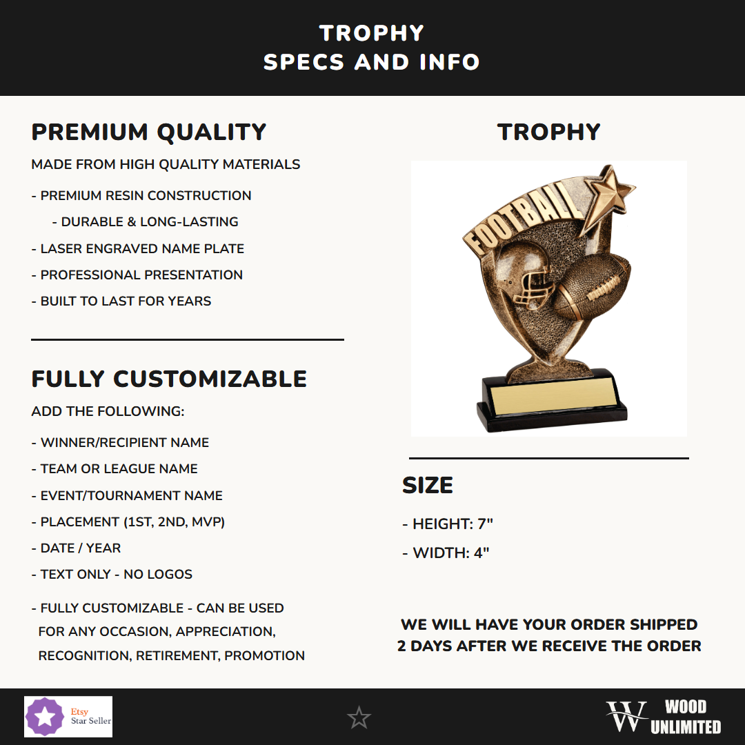 Football Trophy - Product Details