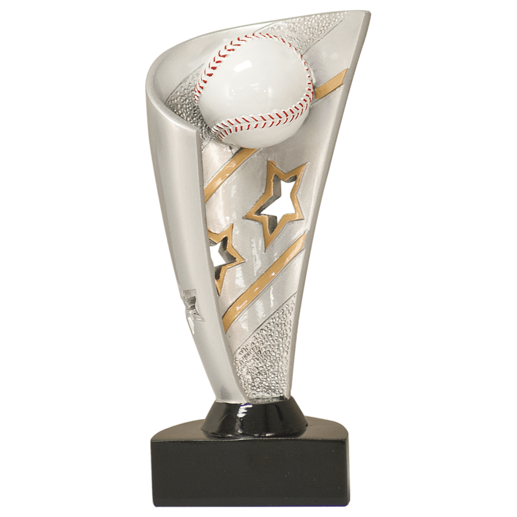 Personalized Baseball Trophy 7" - Custom Engraved BNN for Team, Coach & MVP - View 1