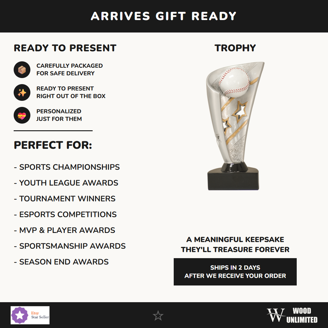 Baseball Trophy - gift info
