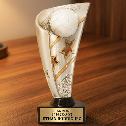Personalized Sports Trophy 7" - Custom Engraved BNN for Team, Coach & MVP - View 2