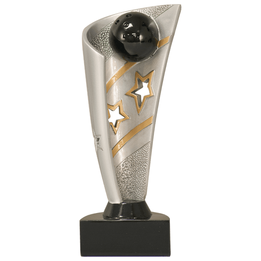 Personalized Bowling Trophy 8.5" - Custom Engraved BNN for Team, Coach & MVP - View 1