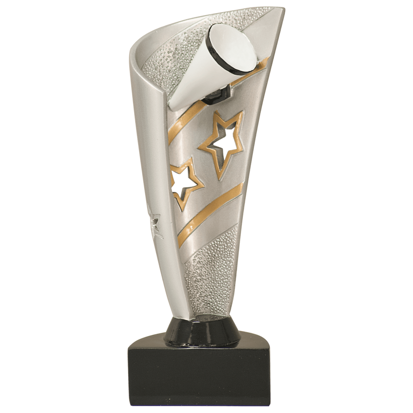 Personalized Cheer Trophy 8.5" - Custom Engraved BNN for Team, Coach & MVP - View 1