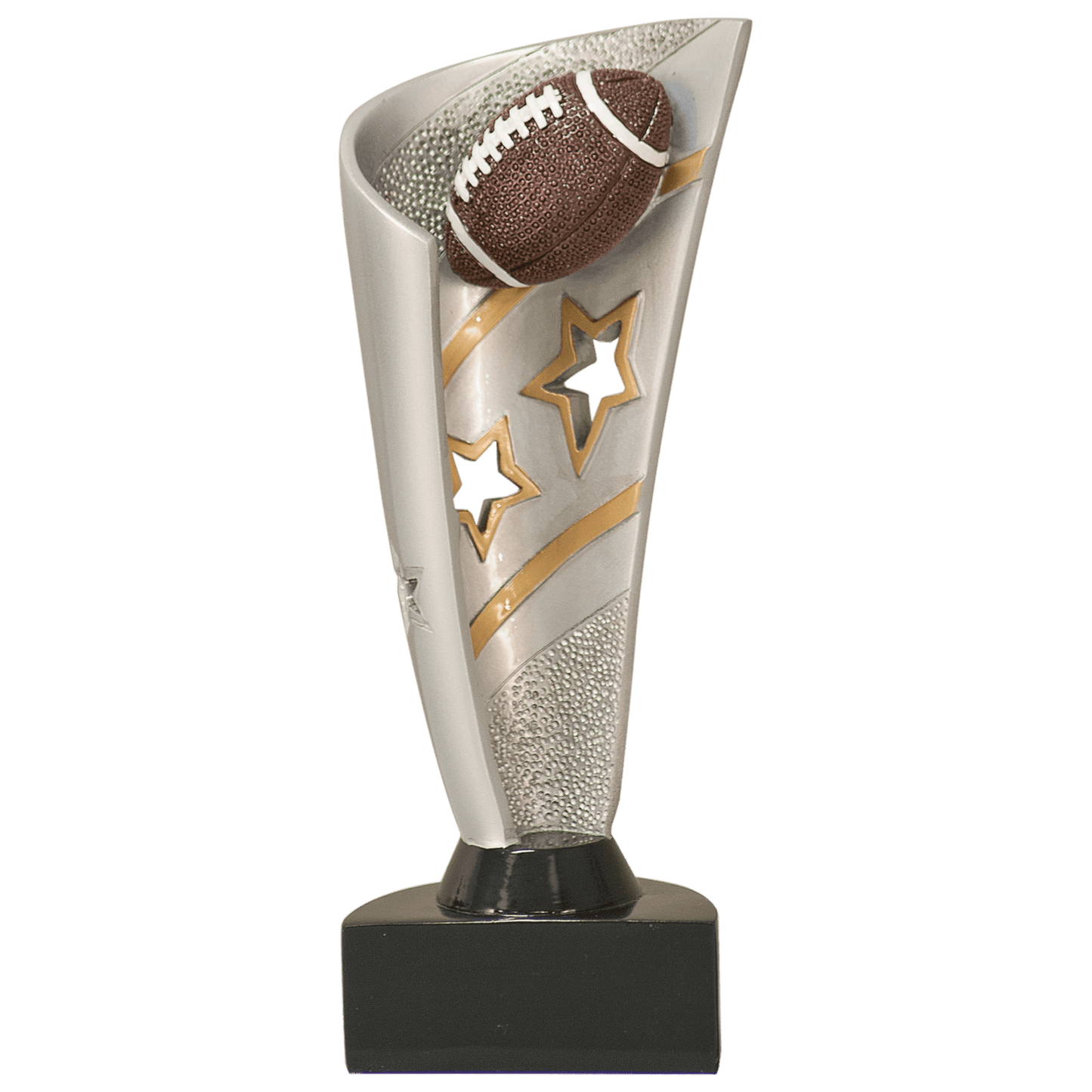 Personalized Football Trophy 8.5" - Custom Engraved BNN for Team, Coach & MVP - View 1