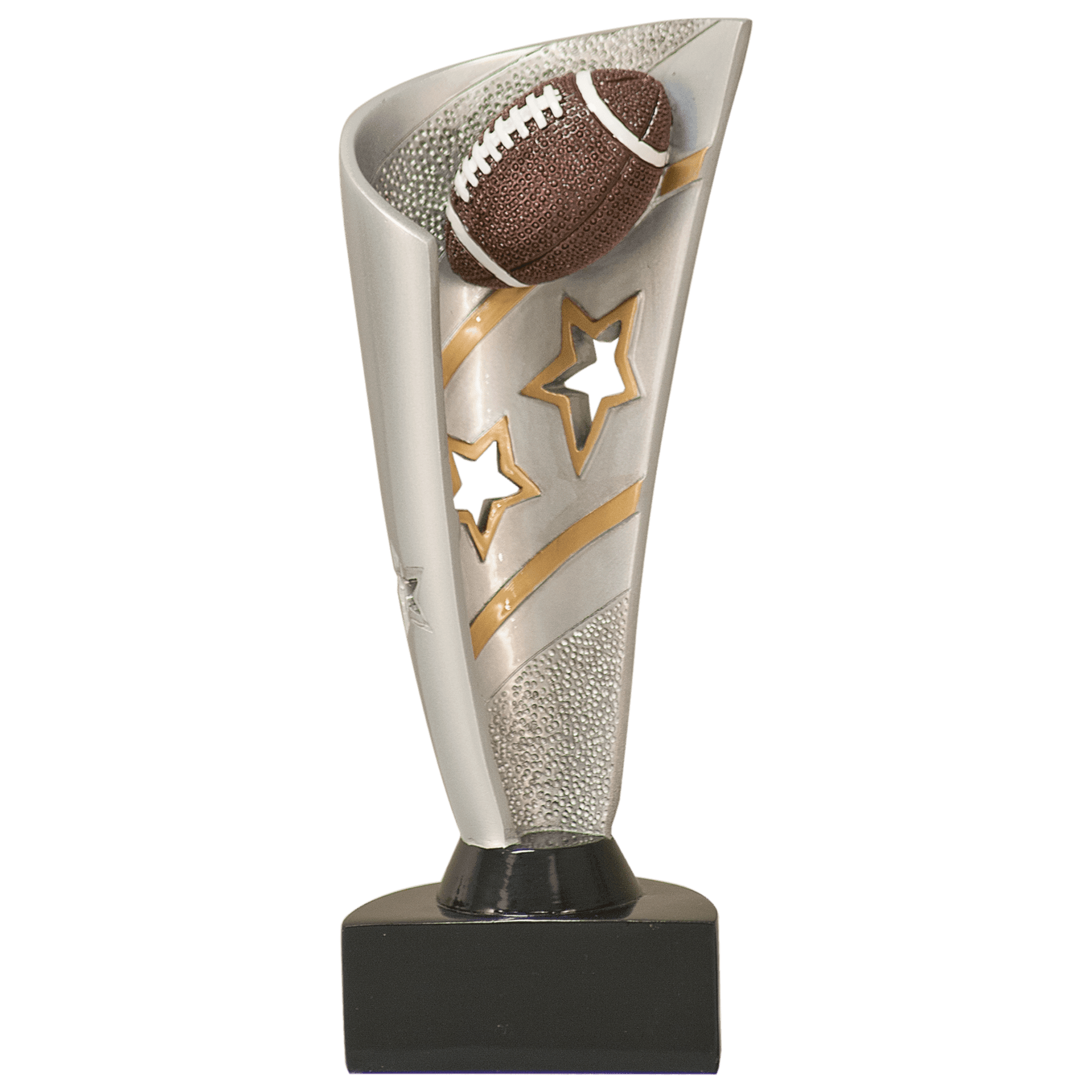 Personalized Football Trophy 8.5" - Custom Engraved BNN for Team, Coach & MVP - View 1