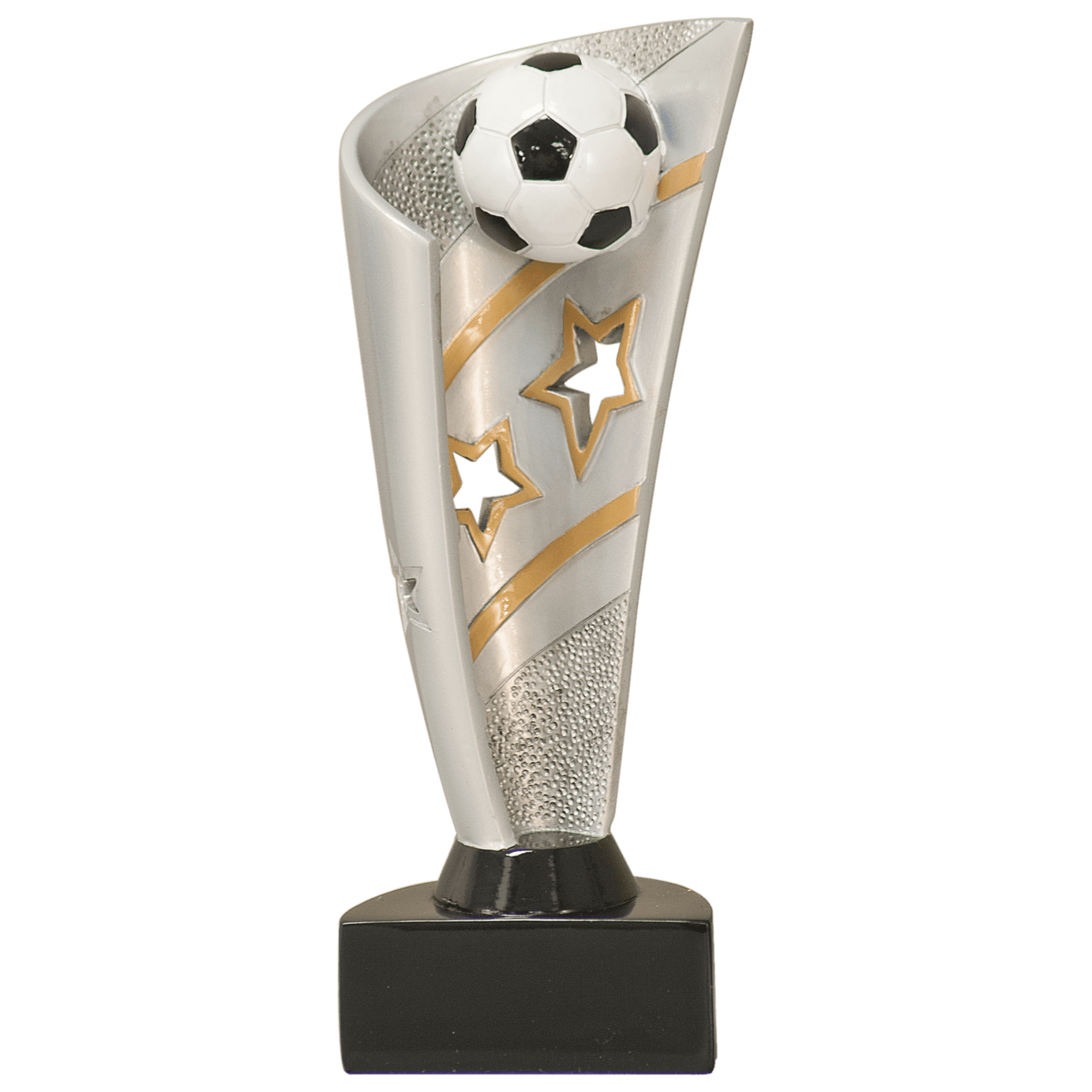 Personalized Soccer Trophy 8.5" - Custom Engraved BNN for Team, Coach & MVP - View 1