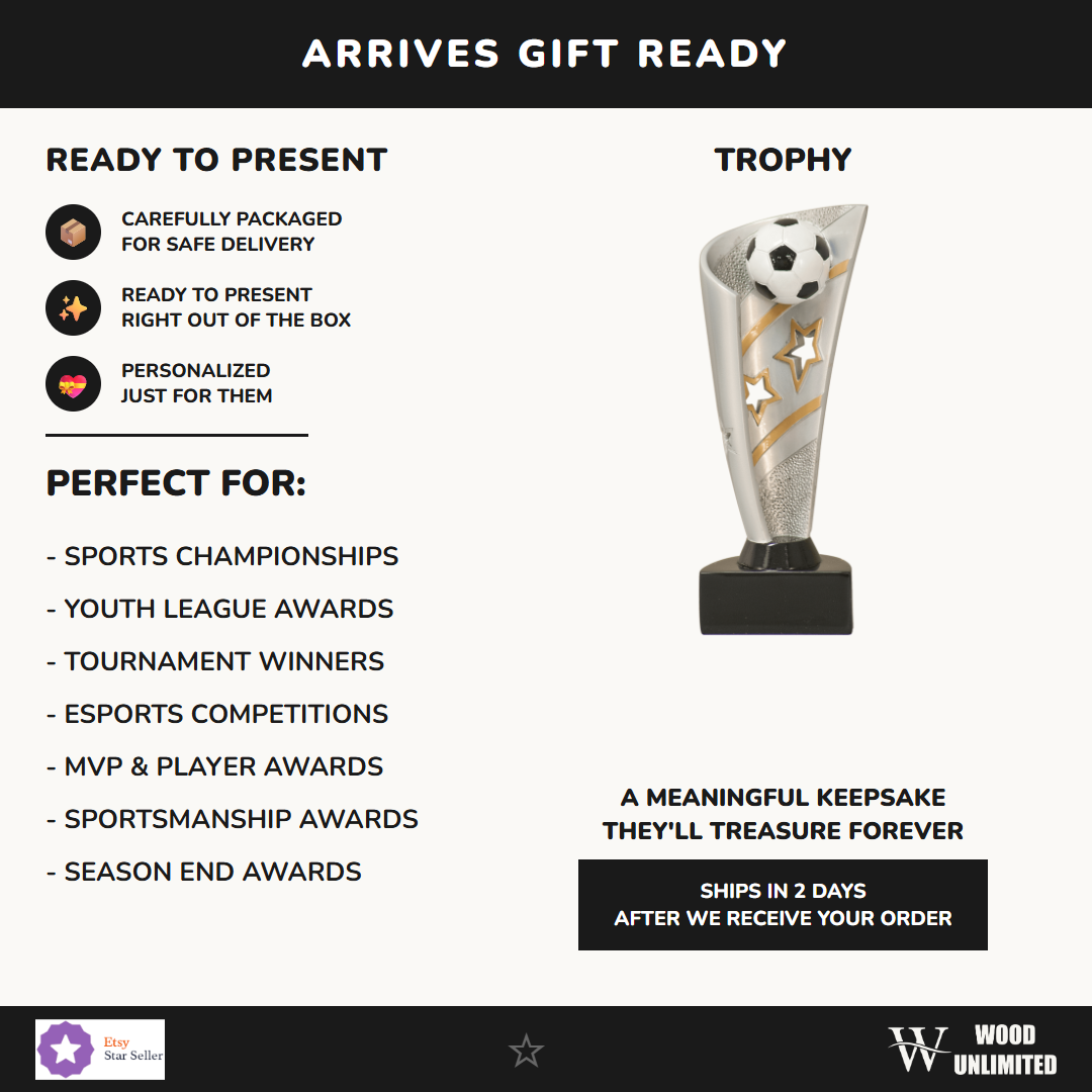 Soccer Trophy - gift info
