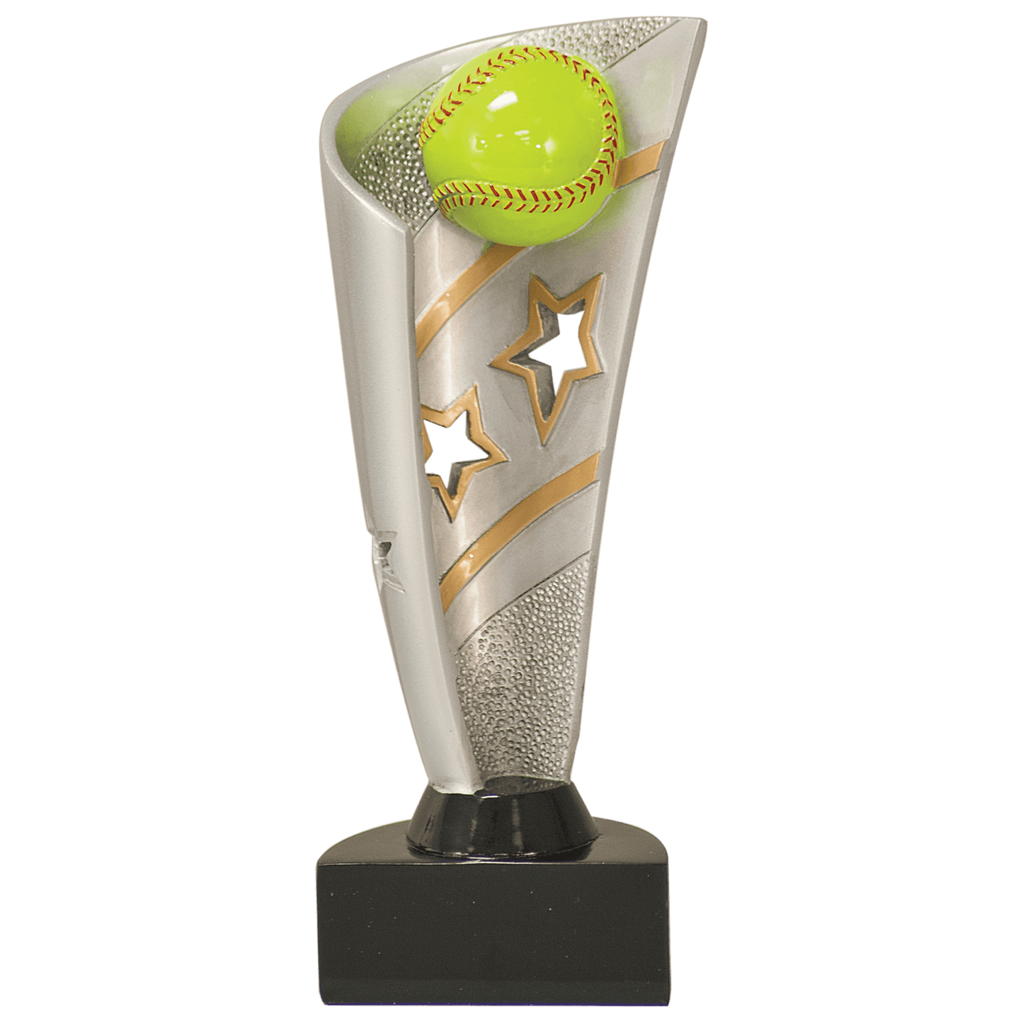 Personalized Softball Trophy 8.5" - Custom Engraved BNN for Team, Coach & MVP - View 1