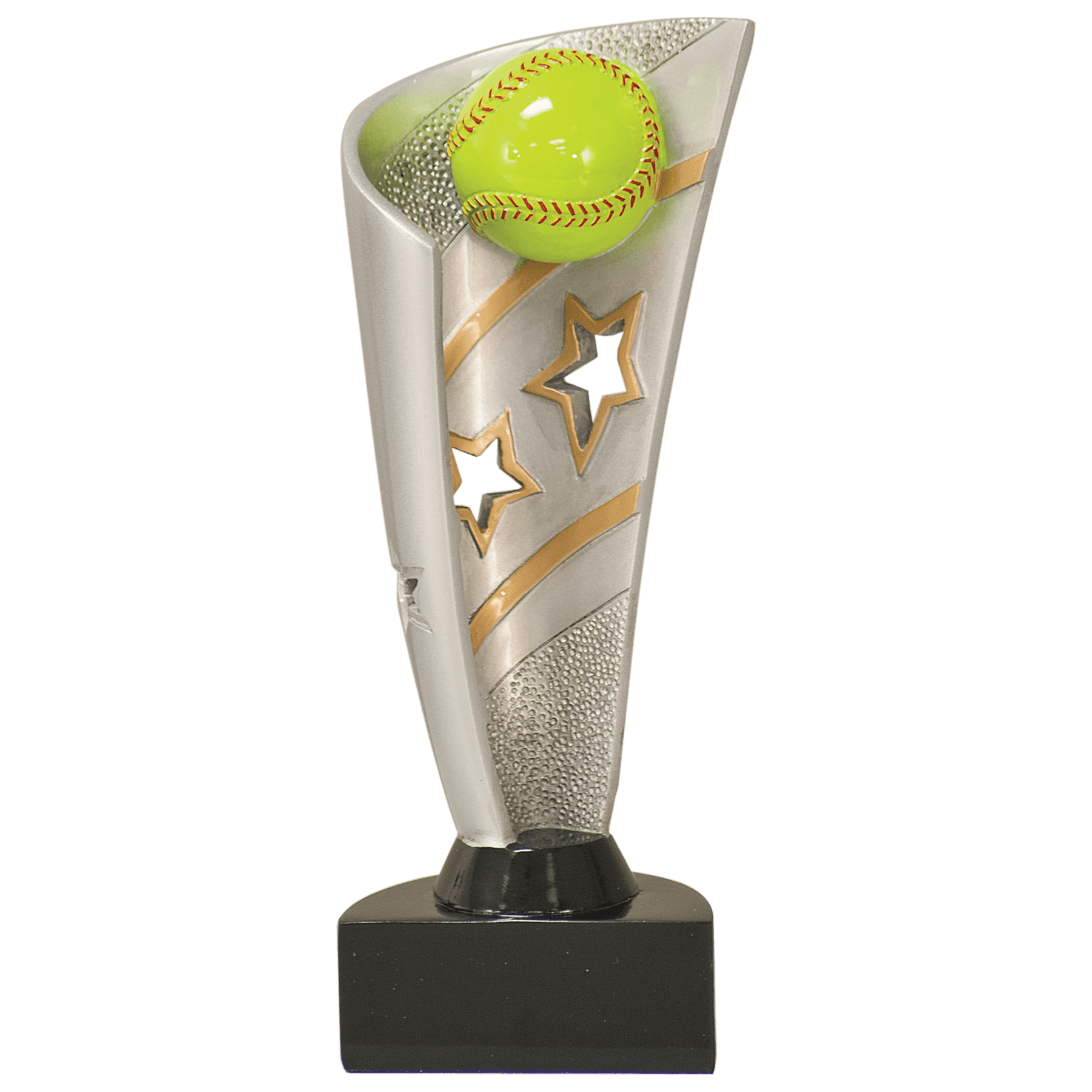 Personalized Softball Trophy 8.5" - Custom Engraved BNN for Team, Coach & MVP - View 1