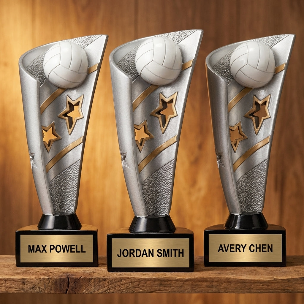 Personalized Sports Trophy 8.5" - Custom Engraved BNN for Team, Coach & MVP - View 4