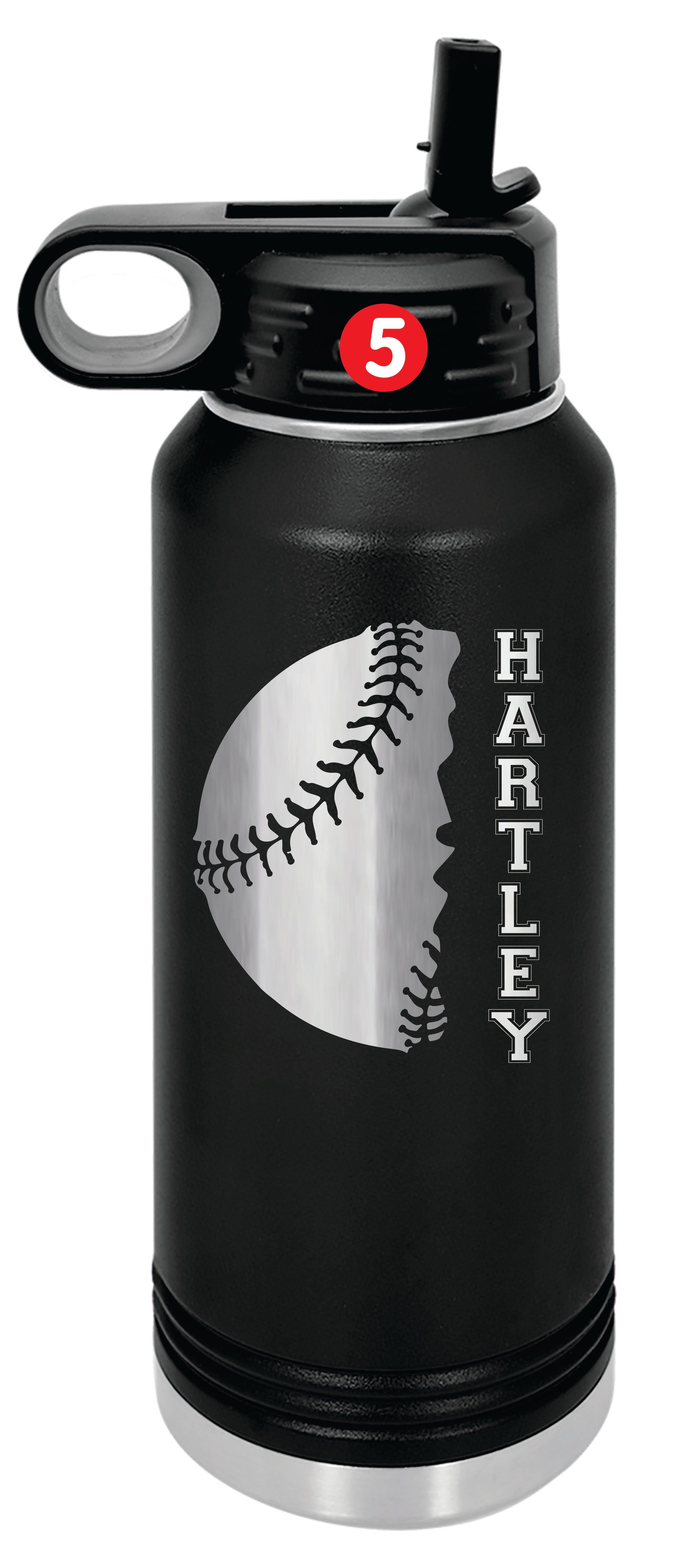 Baseball Player Bottles, Baseball Gift, Baseball Coach Gift, Personalized Baseball Water Bottles,