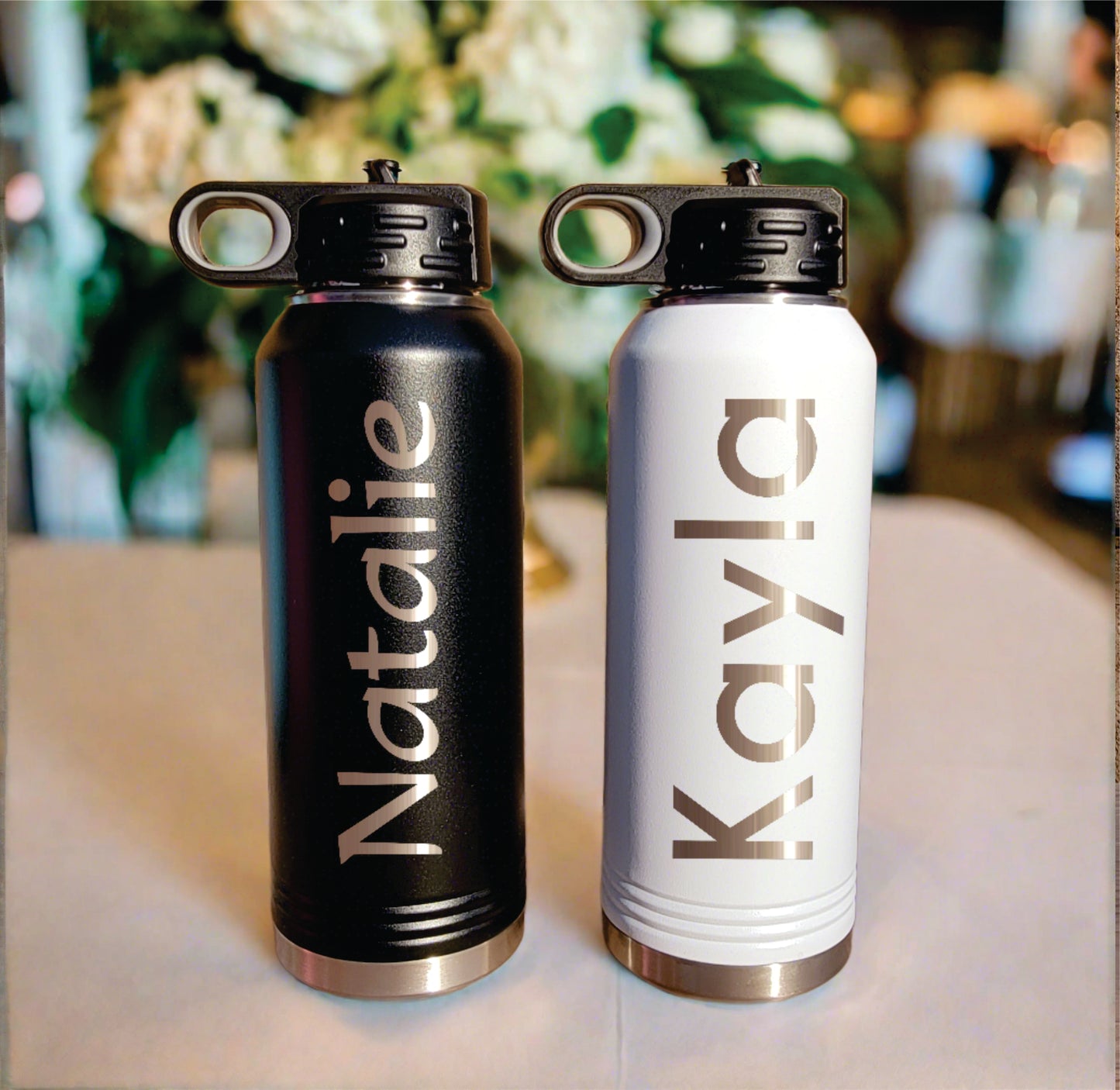 Personalized water bottle, name water bottle gift, gift for bridesmaid, gift for groomsman, gift for bride