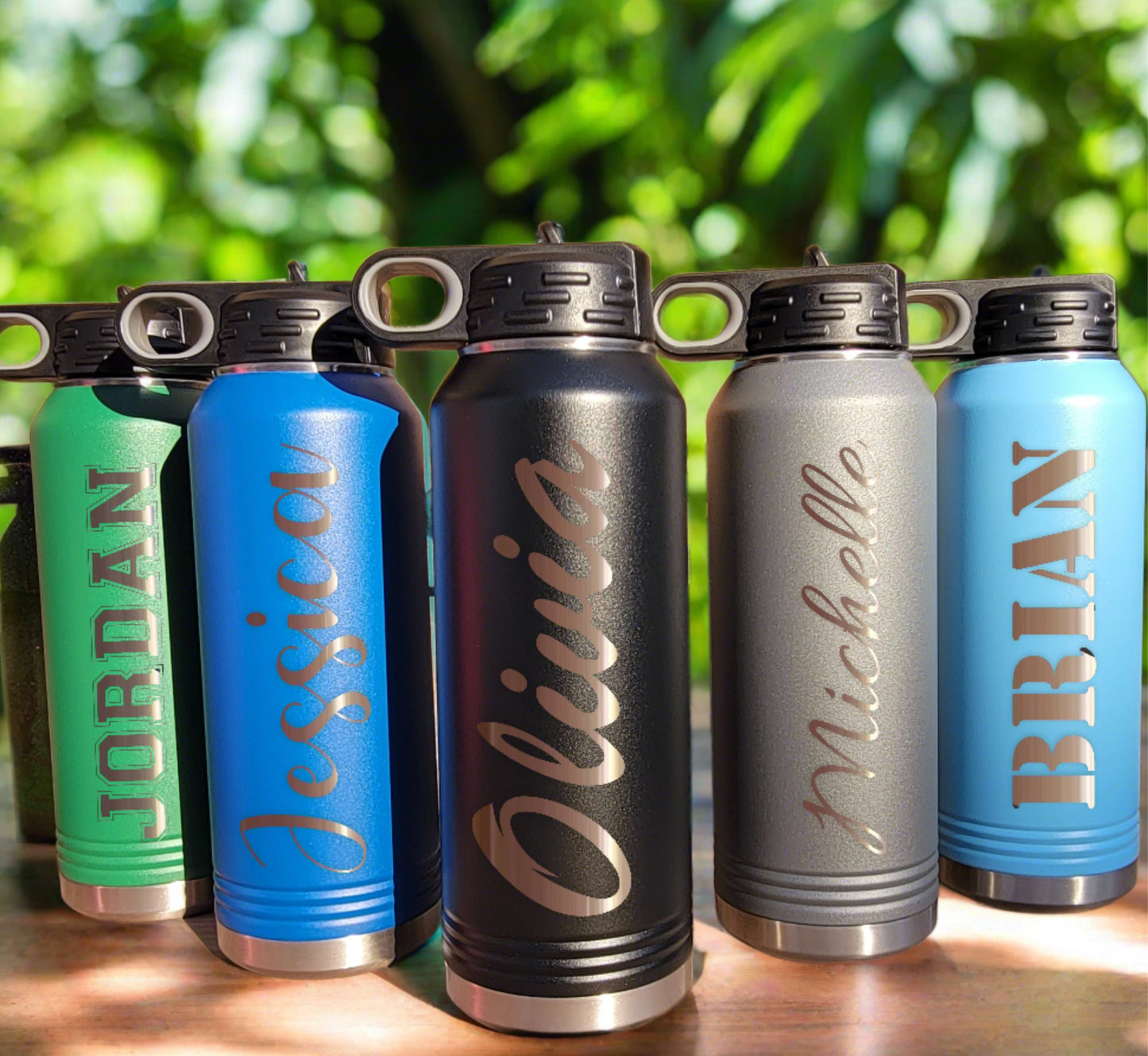 Personalized water bottle, name water bottle gift, gift for bridesmaid, gift for groomsman, gift for bride